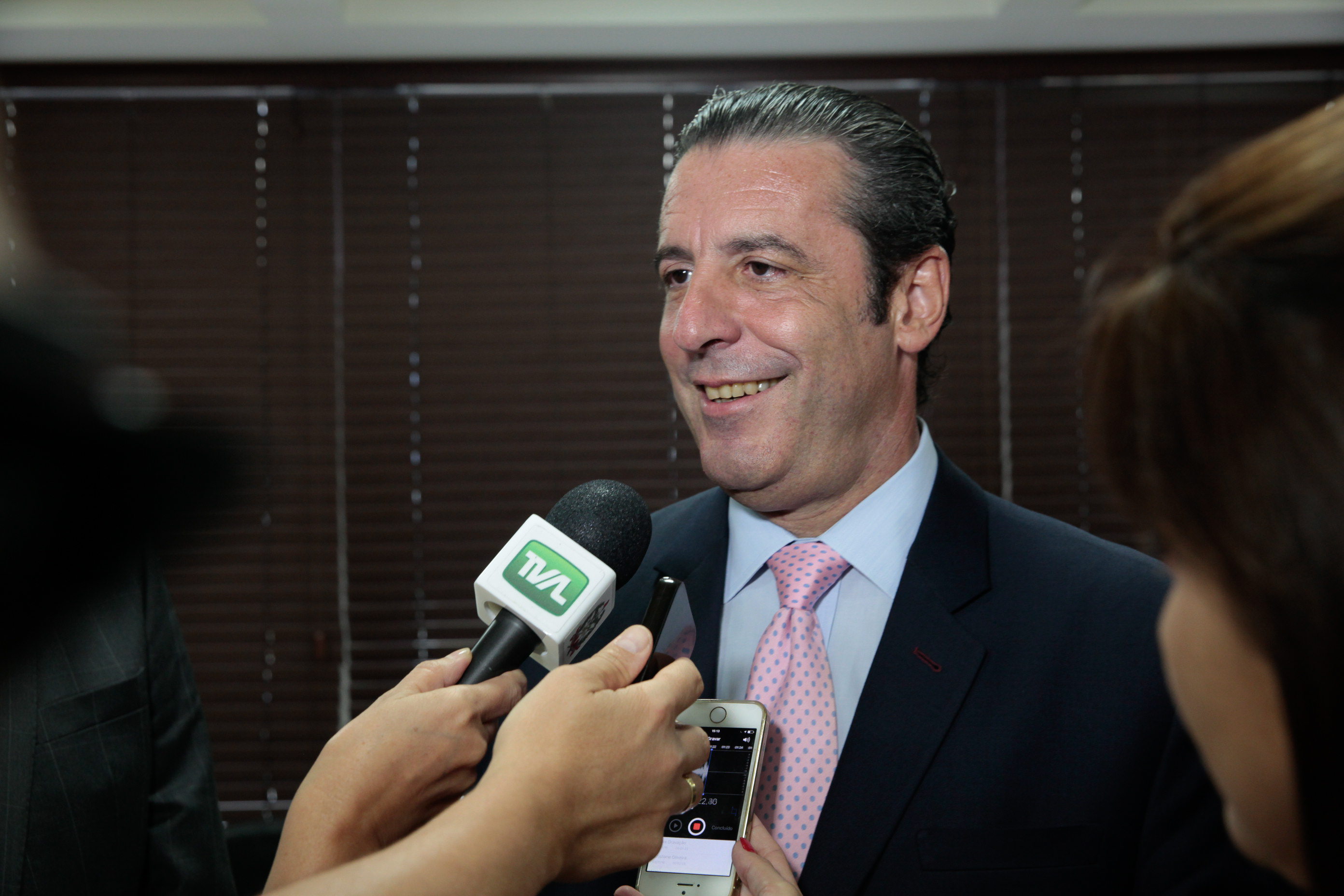 Visita do embaixador da Argentina. Carlos Alfredo Magariños, embaixador da Argentina.