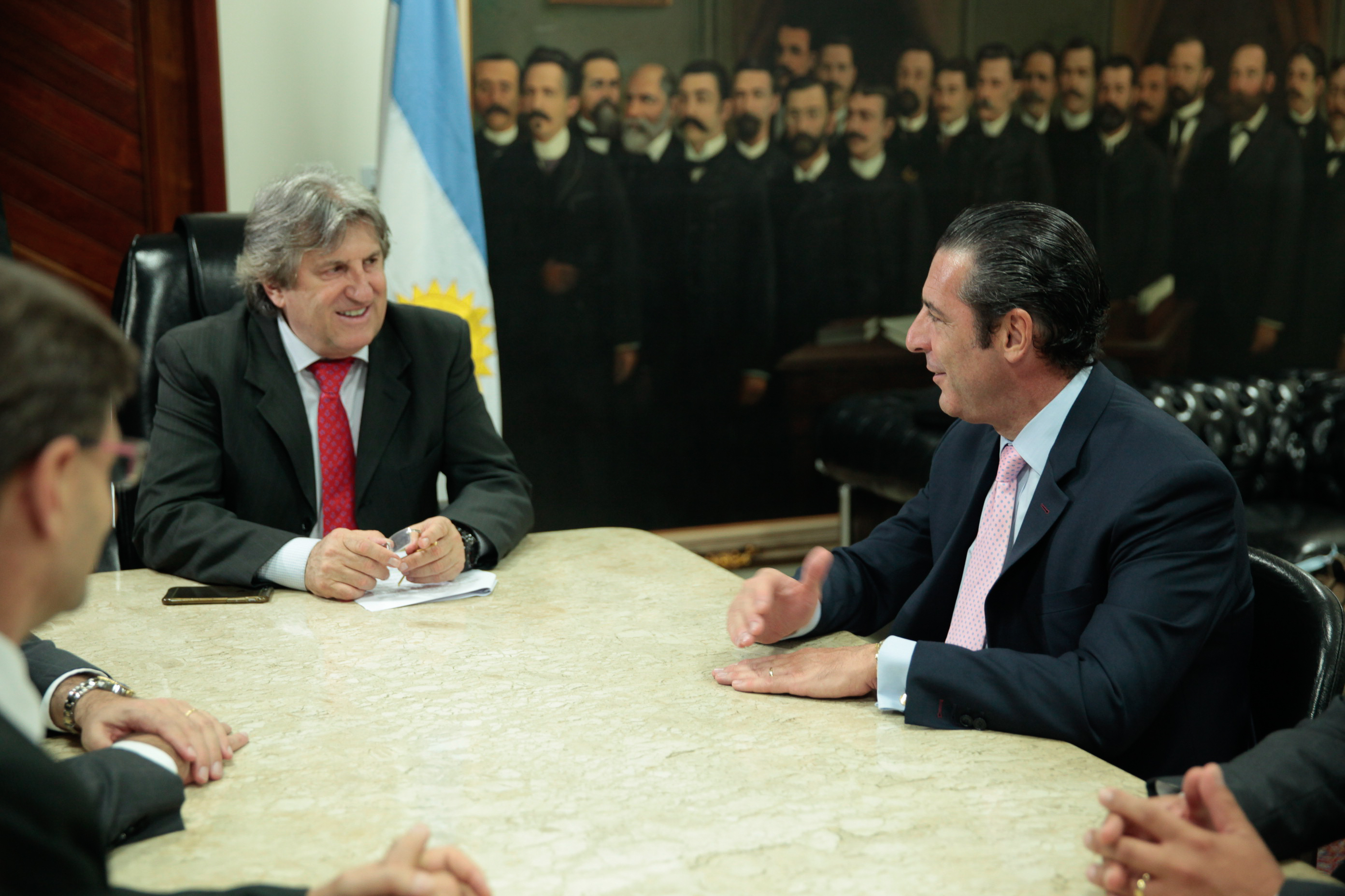 Visita do embaixador da Argentina.
