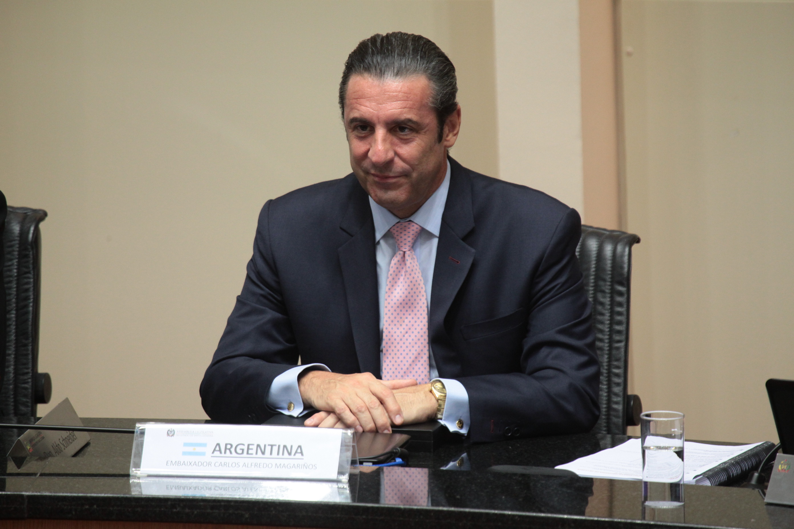 Sessão Ordinária. Carlos Alfredo Magariños, embaixador da Argentina.