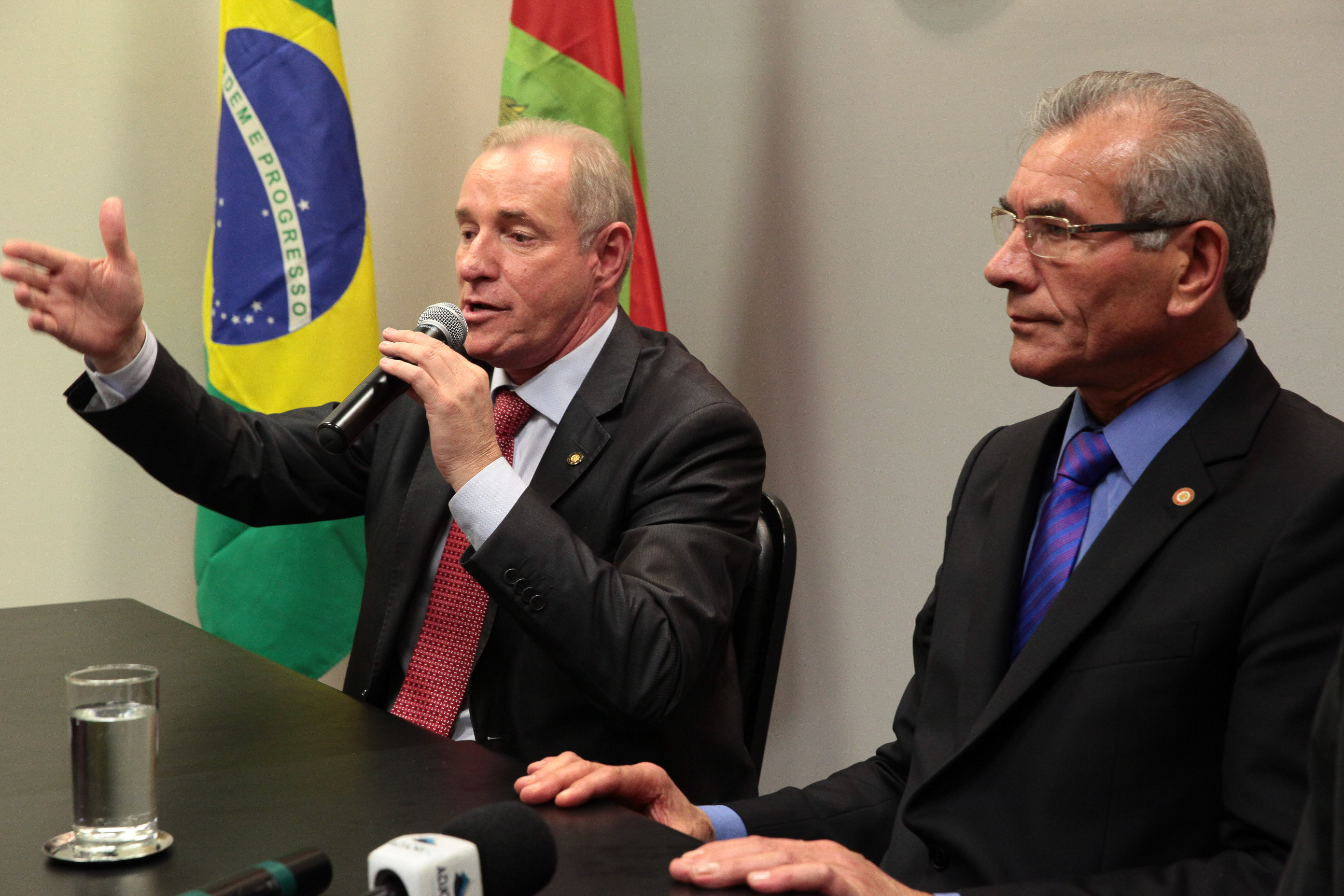 Deputado Aldo Schneider (PMDB) e Deputado Silvio Dreveck (PP)