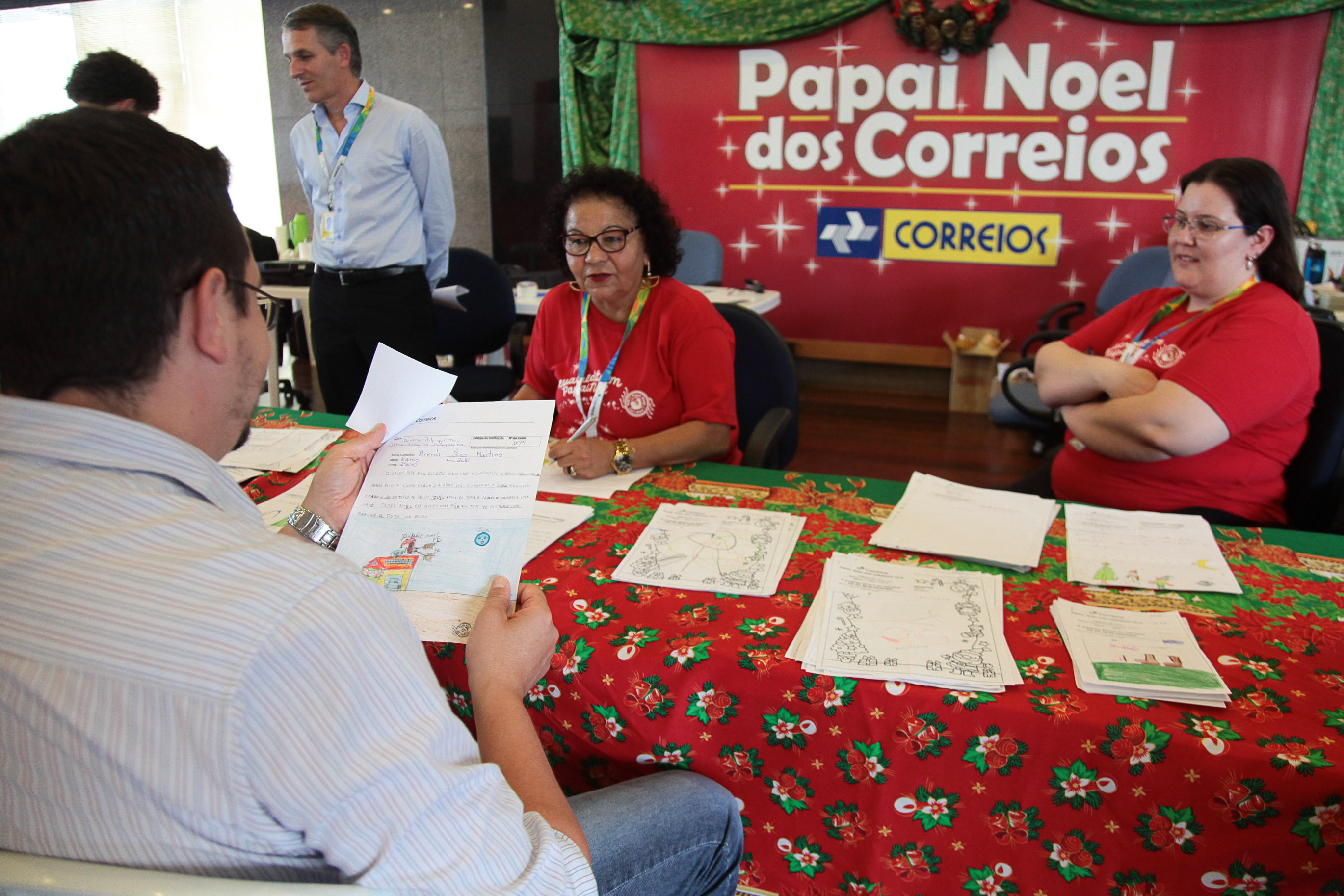 Lançamento da Campanha Papai Noel dos Correios.
