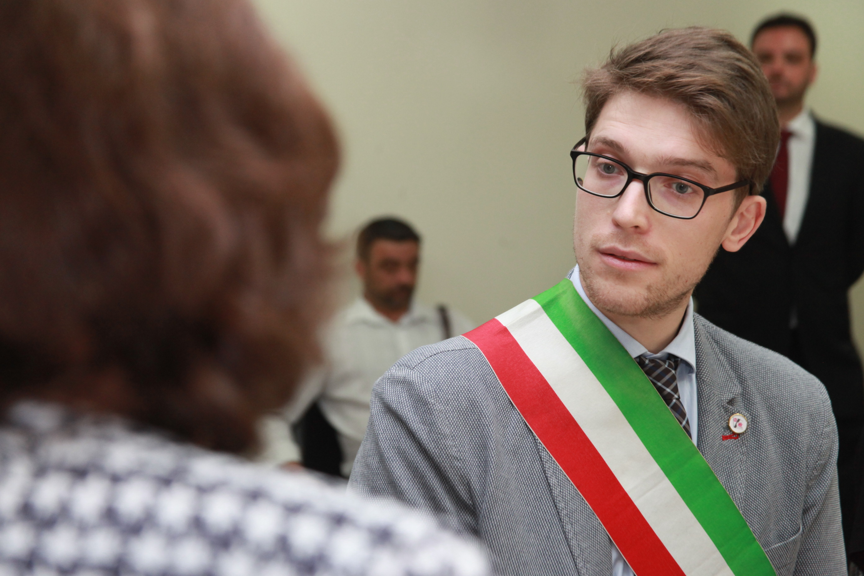 Roberto Sette - prefeito de Malo-Itália. Deputada Dirce Heiderscheidt Recebe Comitiva Italiana em Visita à Alesc.