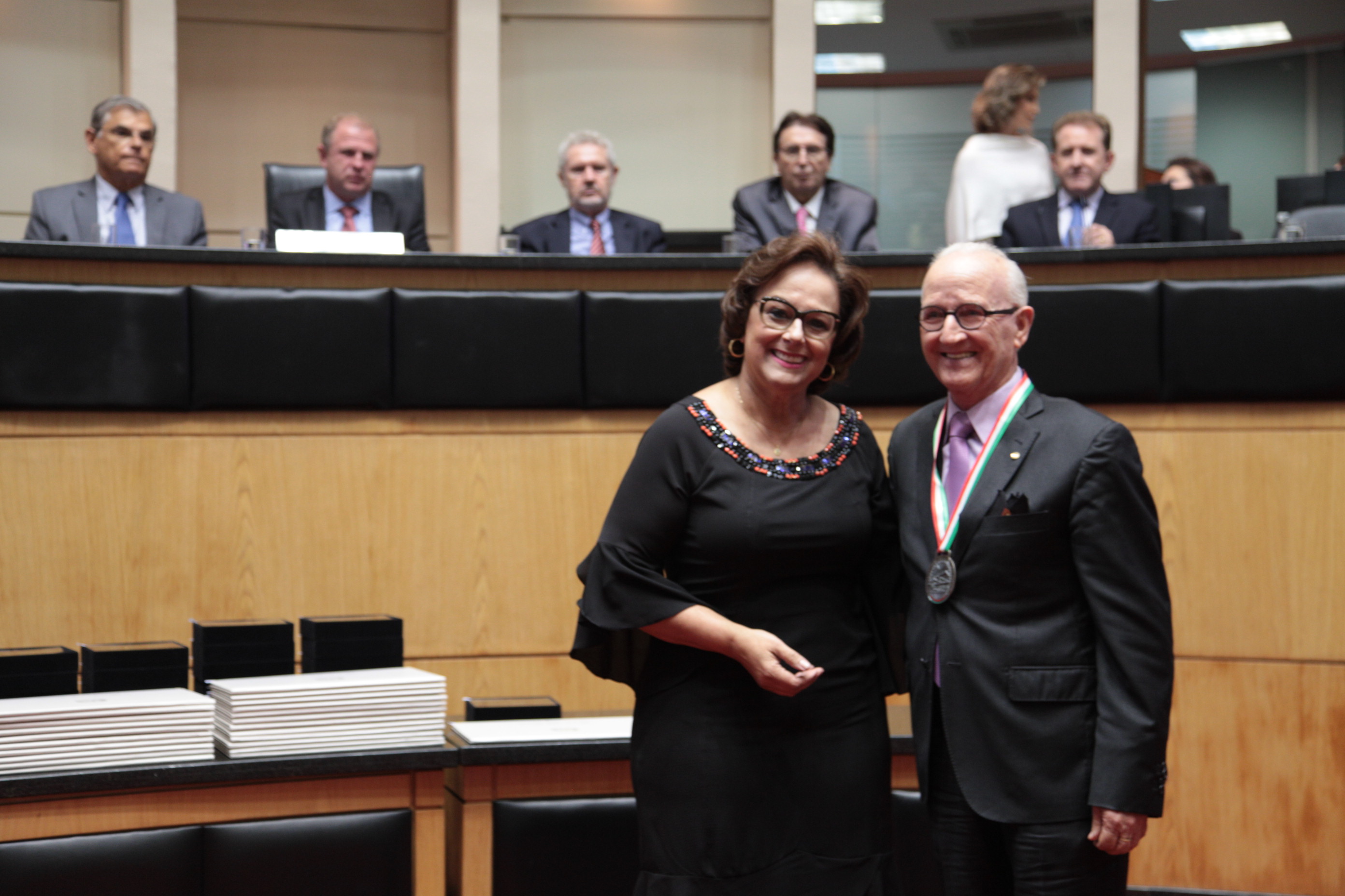 Homenageados - Comenda do Legislativo Catarinense.