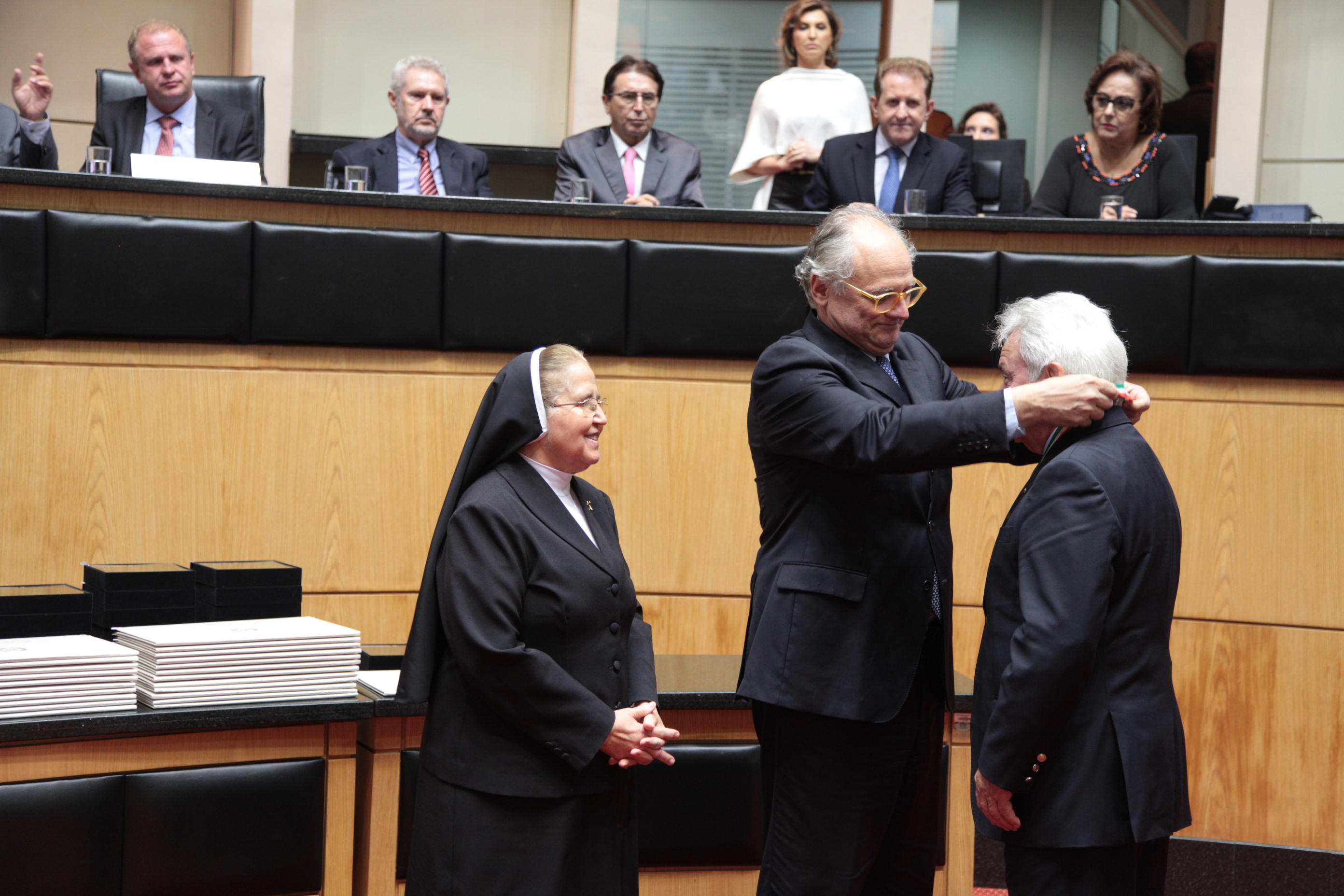 Homenageados - Comenda do Legislativo Catarinense.