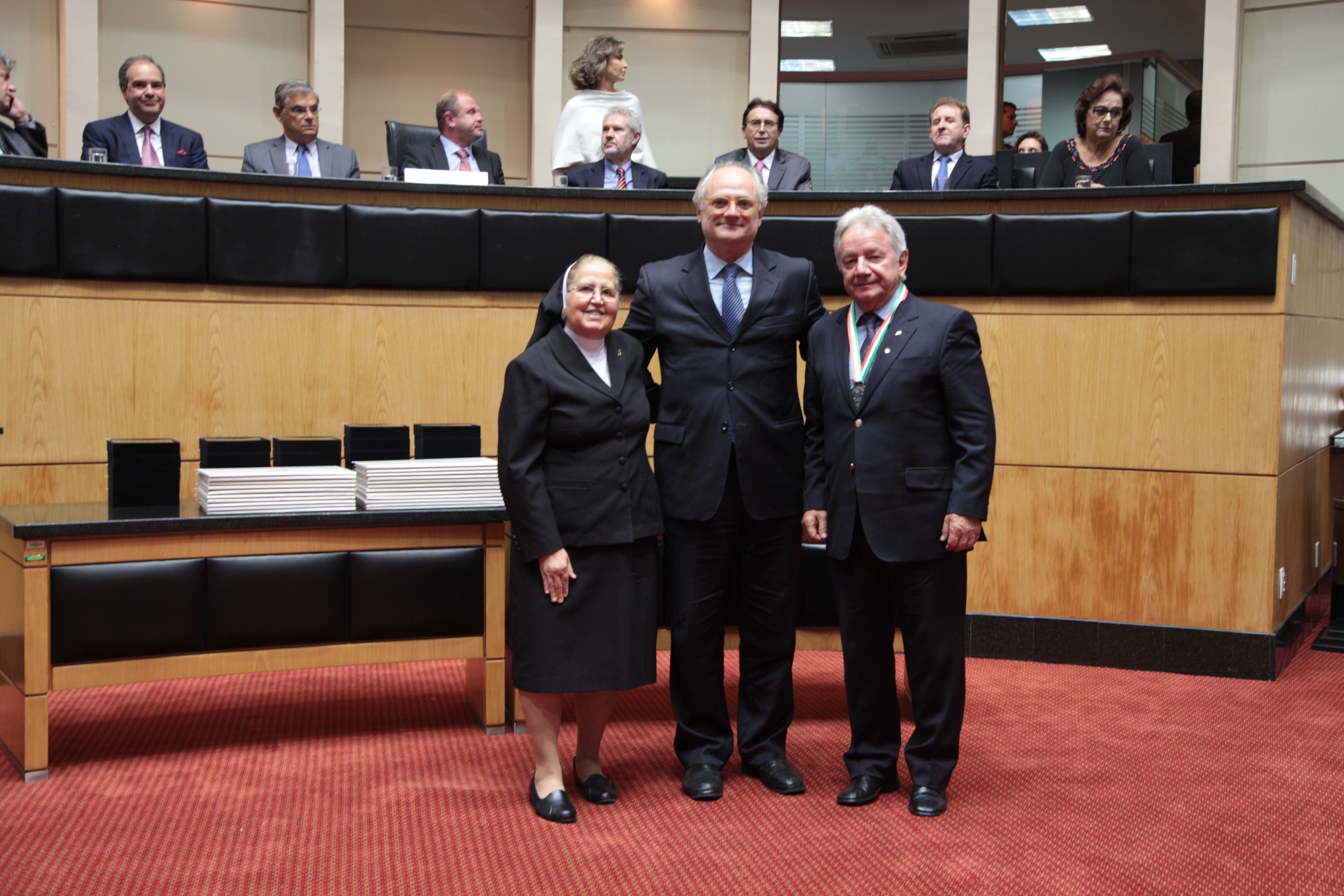 Homenageados - Comenda do Legislativo Catarinense.