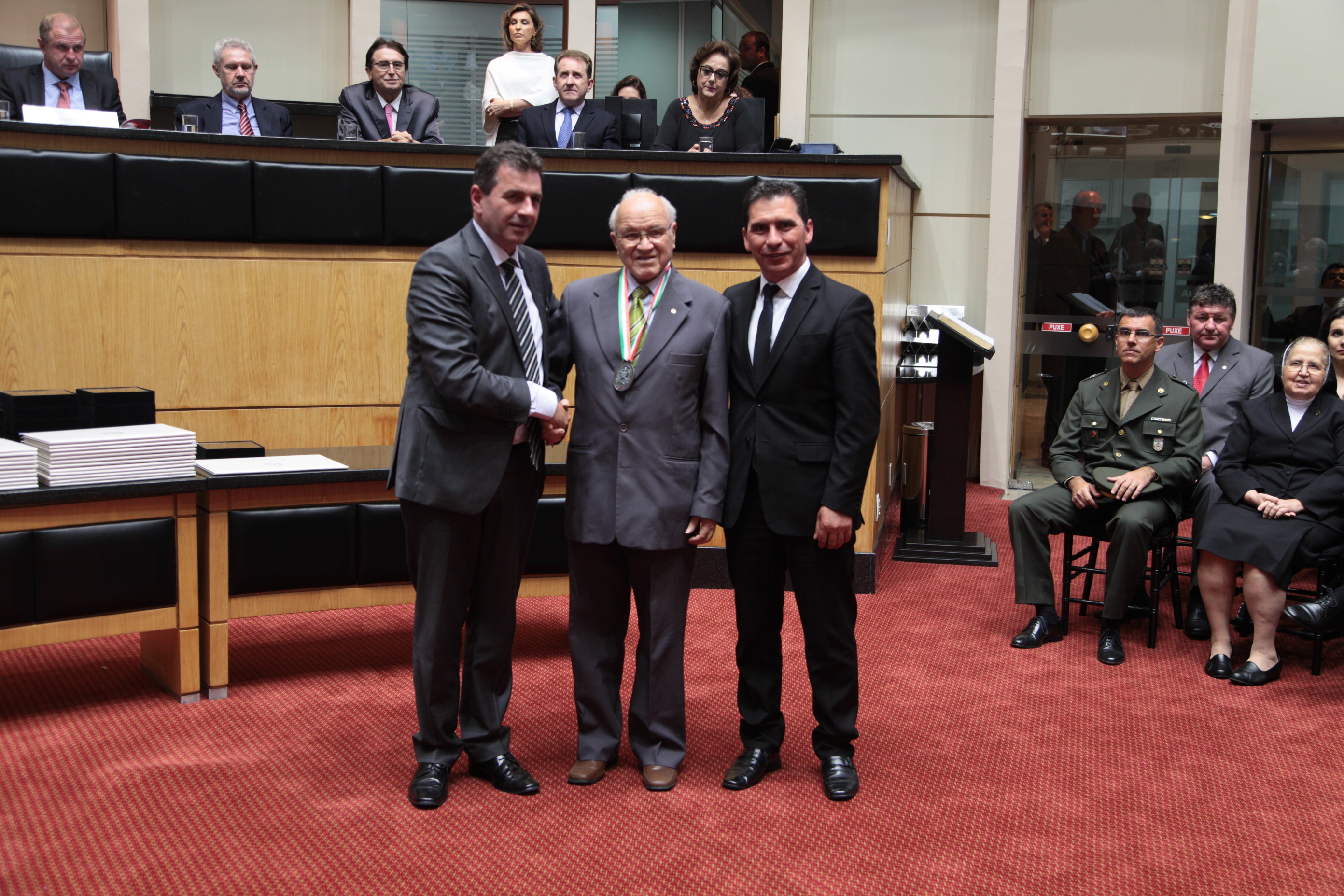 Homenageados - Comenda do Legislativo Catarinense.