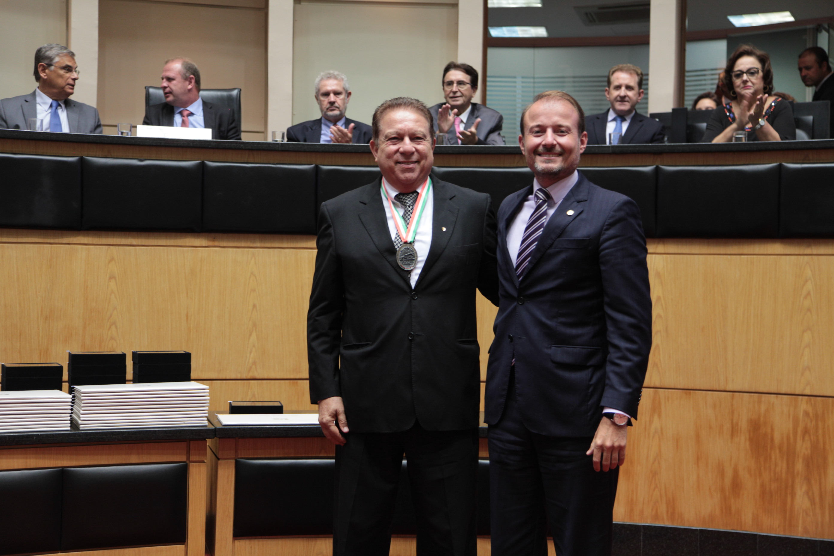Homenageados - Comenda do Legislativo Catarinense.