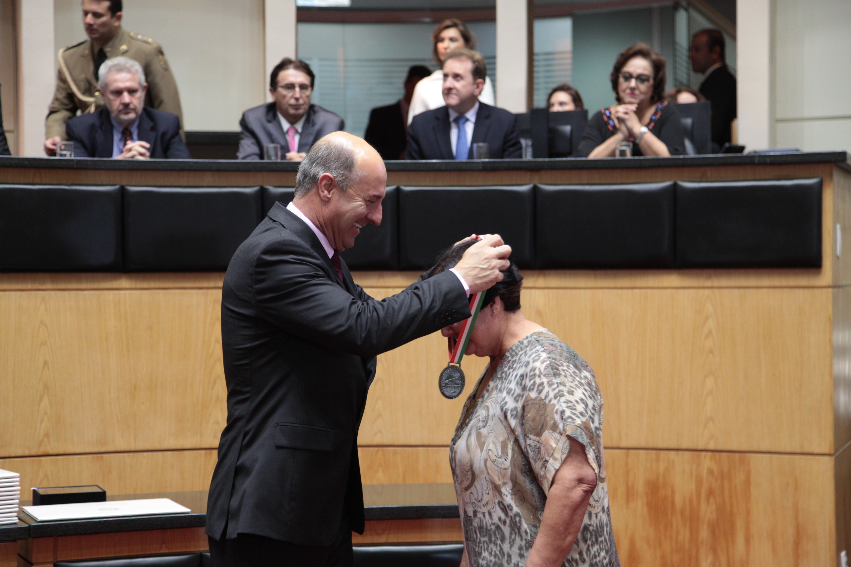 Homenageados - Comenda do Legislativo Catarinense.