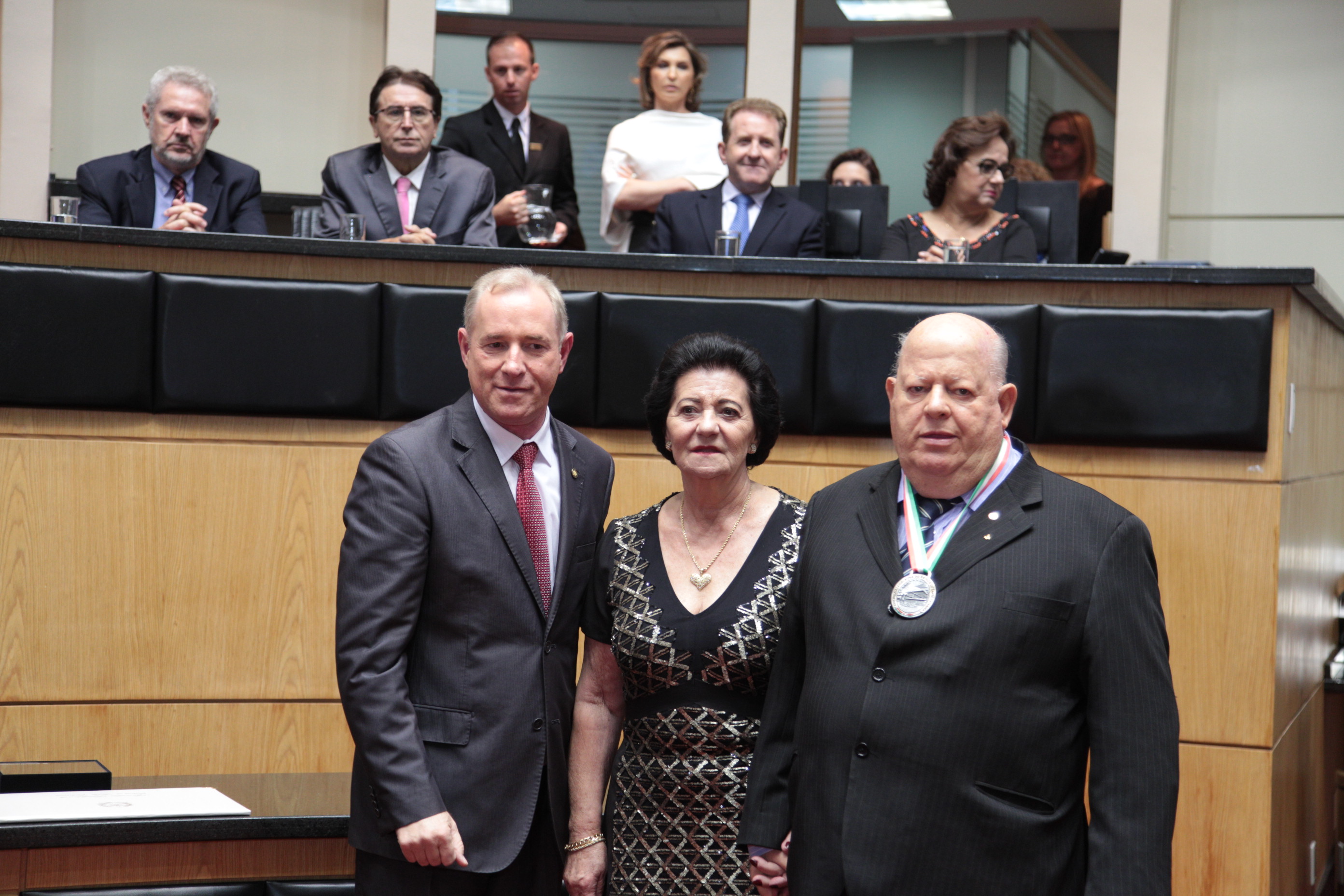 Homenageados - Comenda do Legislativo Catarinense.