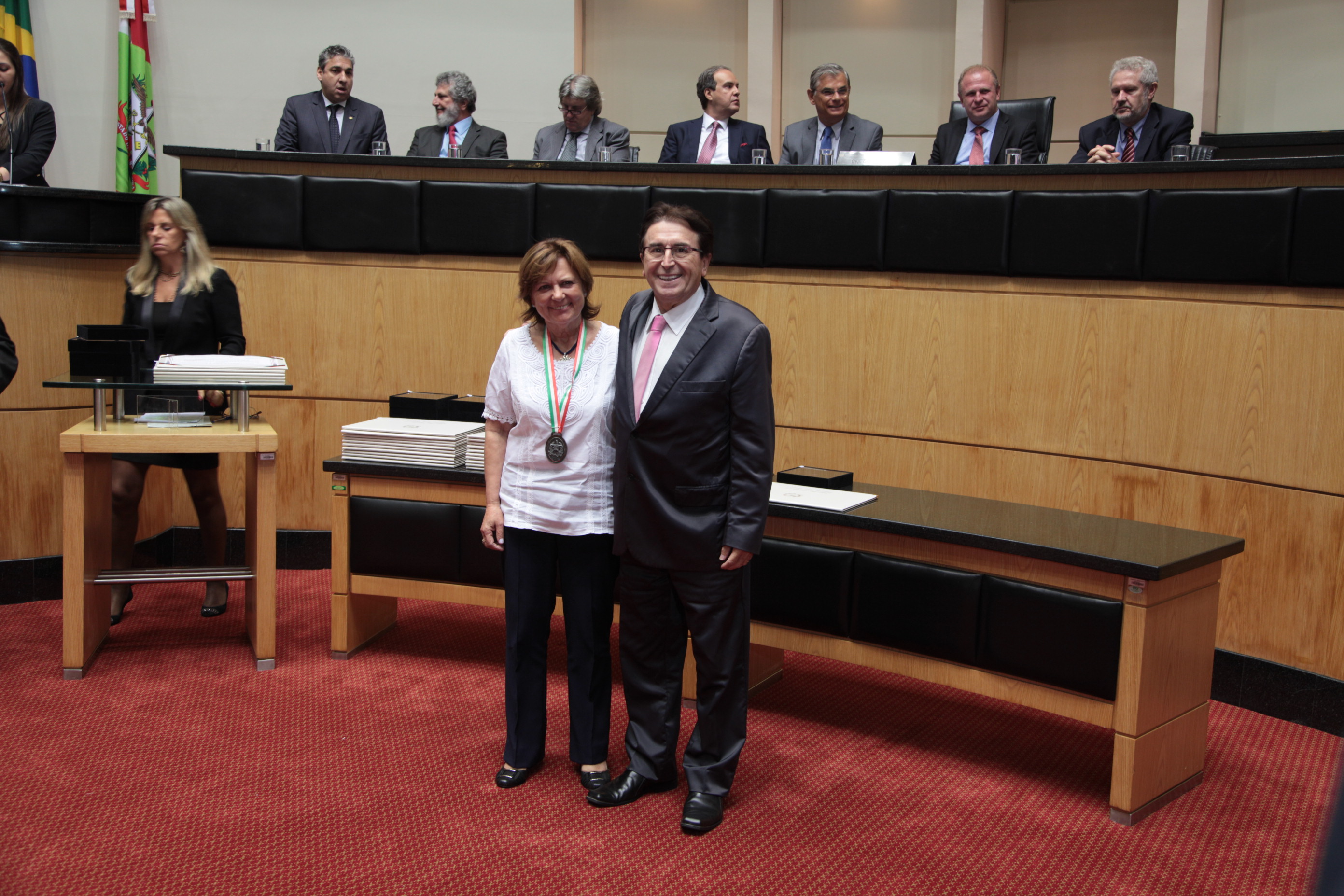 Homenageados - Comenda do Legislativo Catarinense.