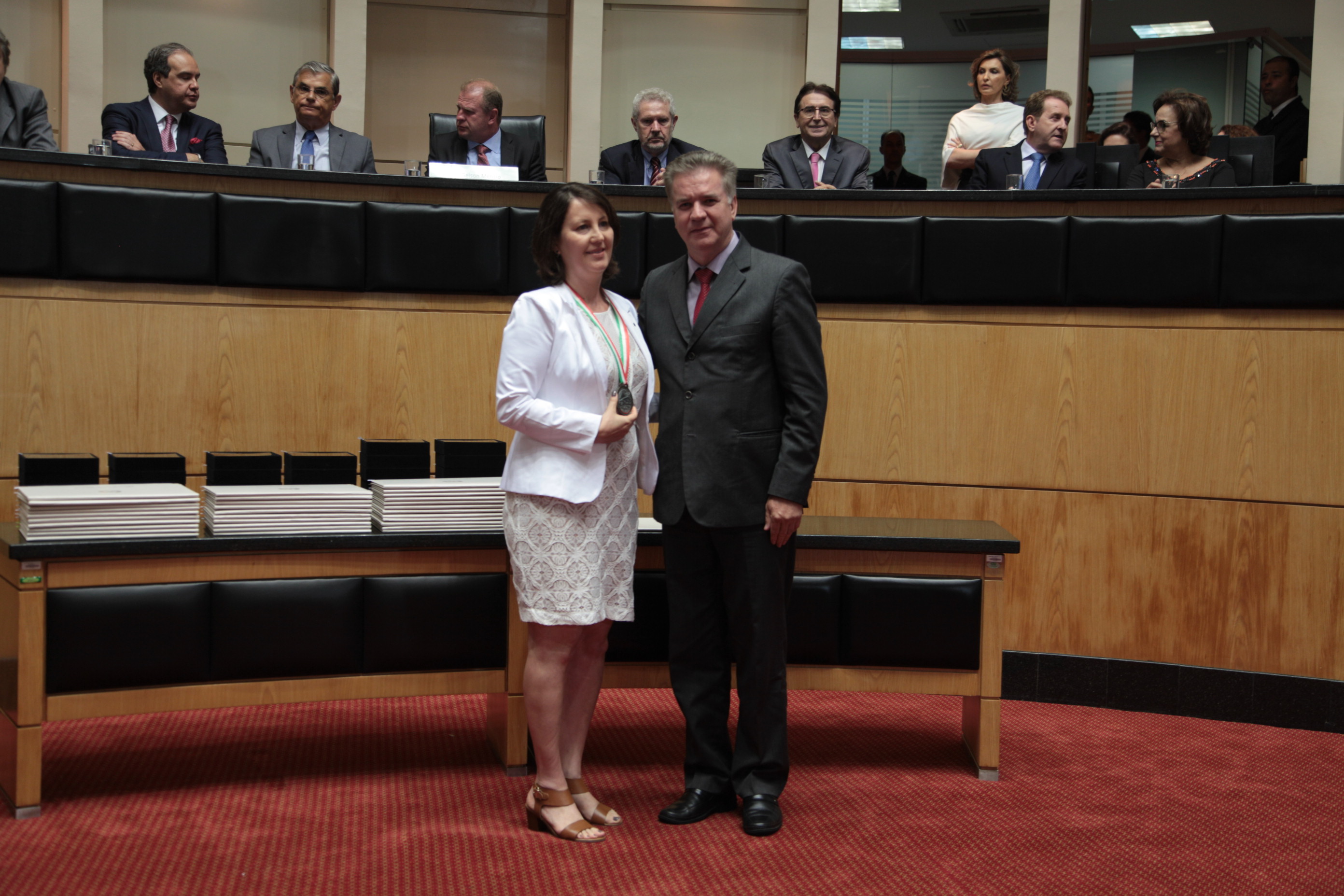 Homenageados - Comenda do Legislativo Catarinense.