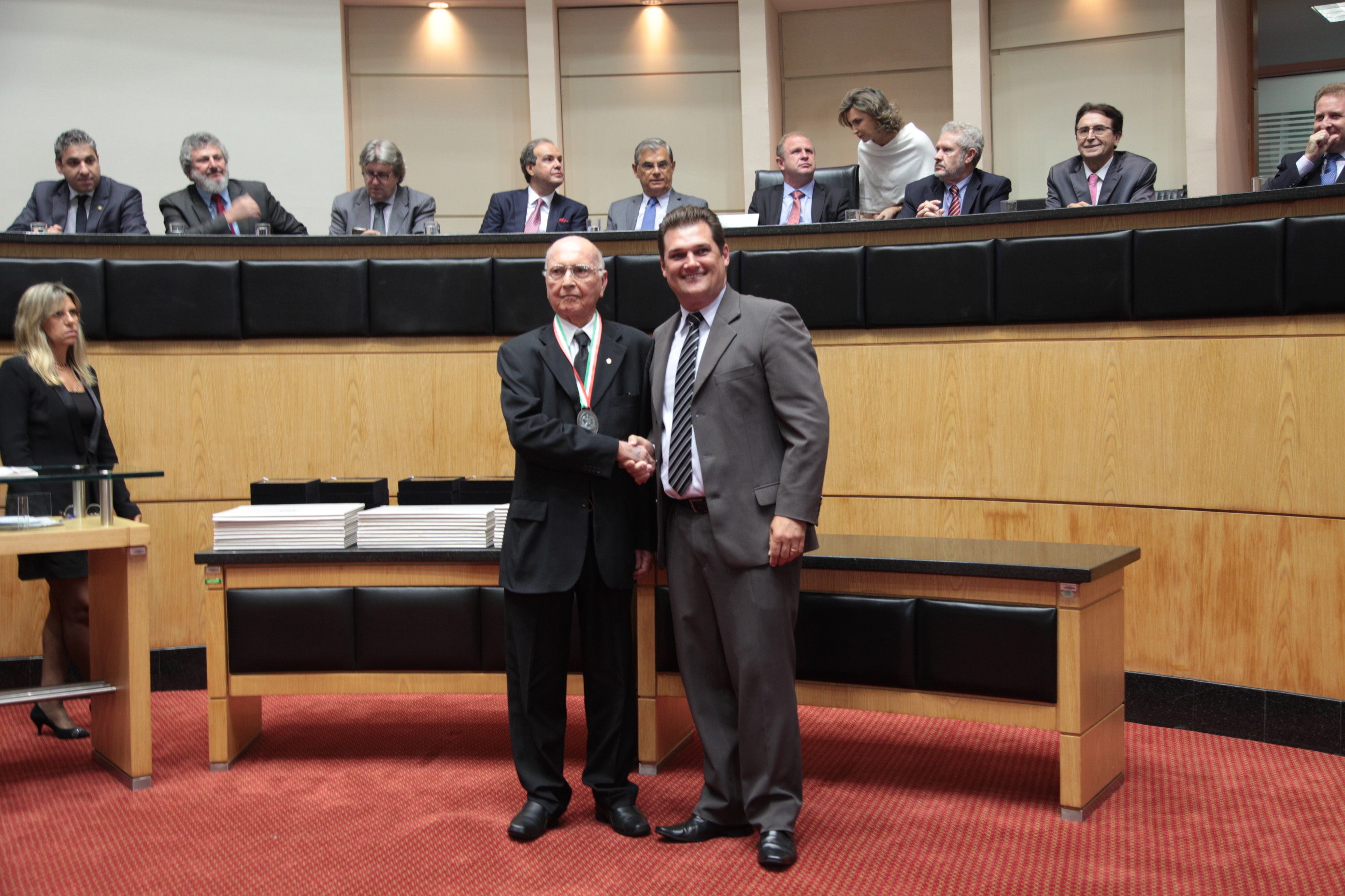 Homenageados - Comenda do Legislativo Catarinense.