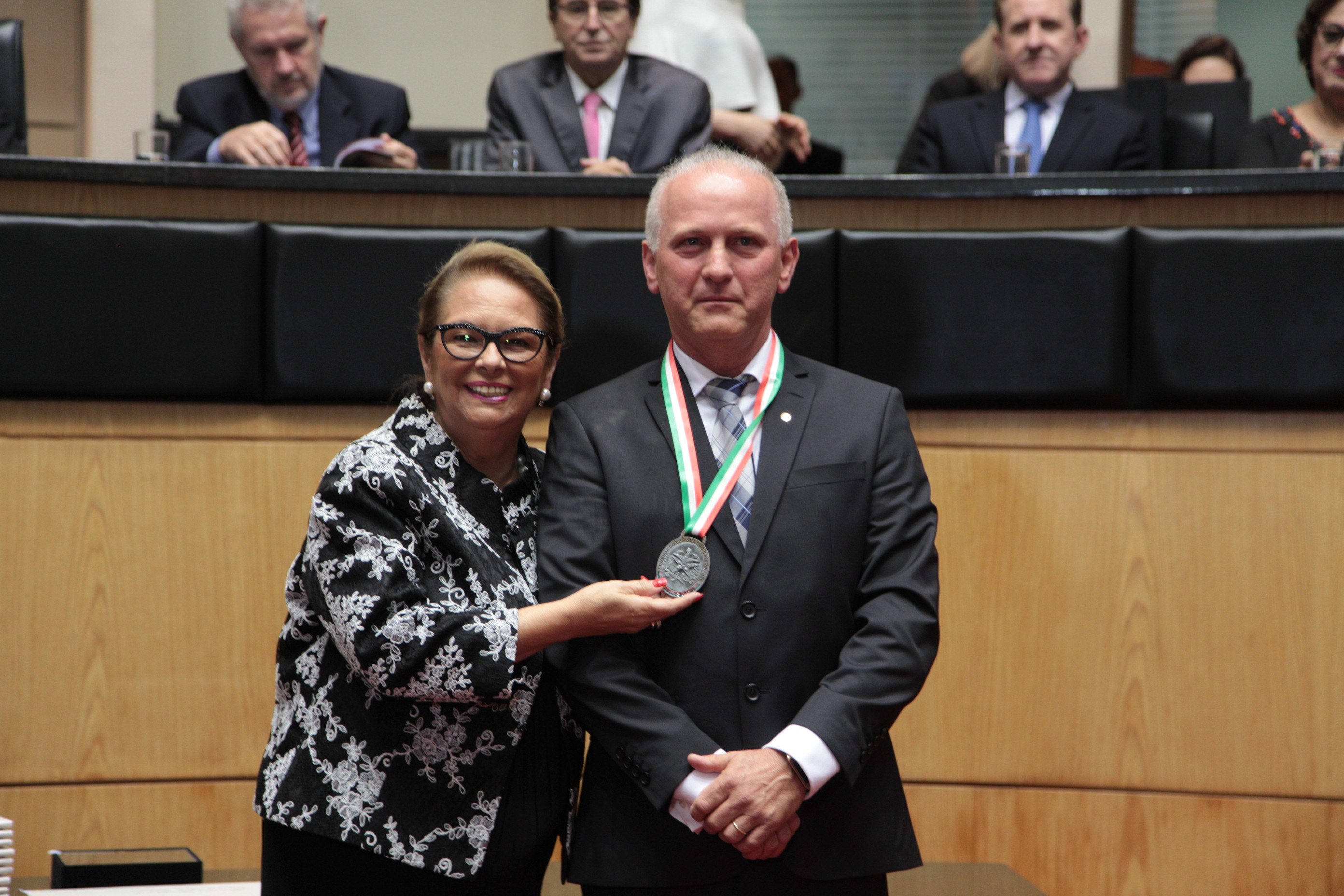 Homenageados - Comenda do Legislativo Catarinense.