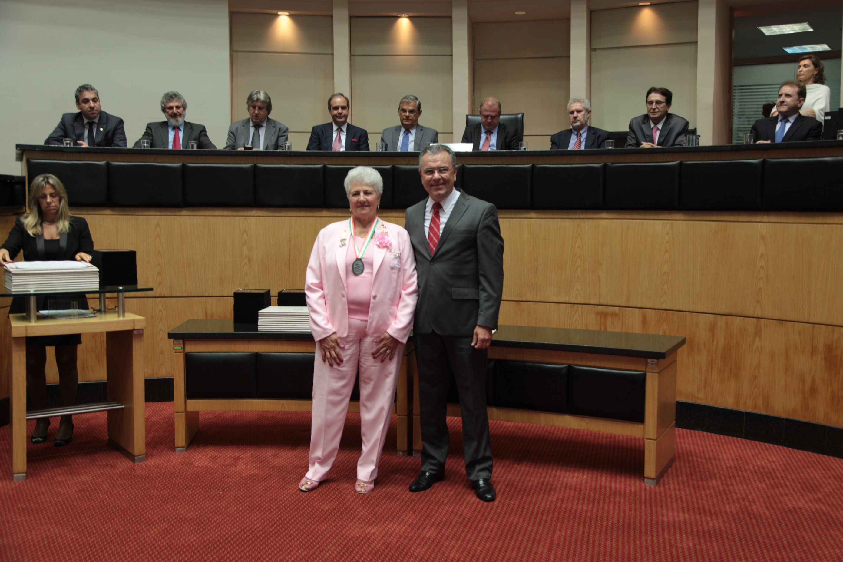 Homenageados - Comenda do Legislativo Catarinense.