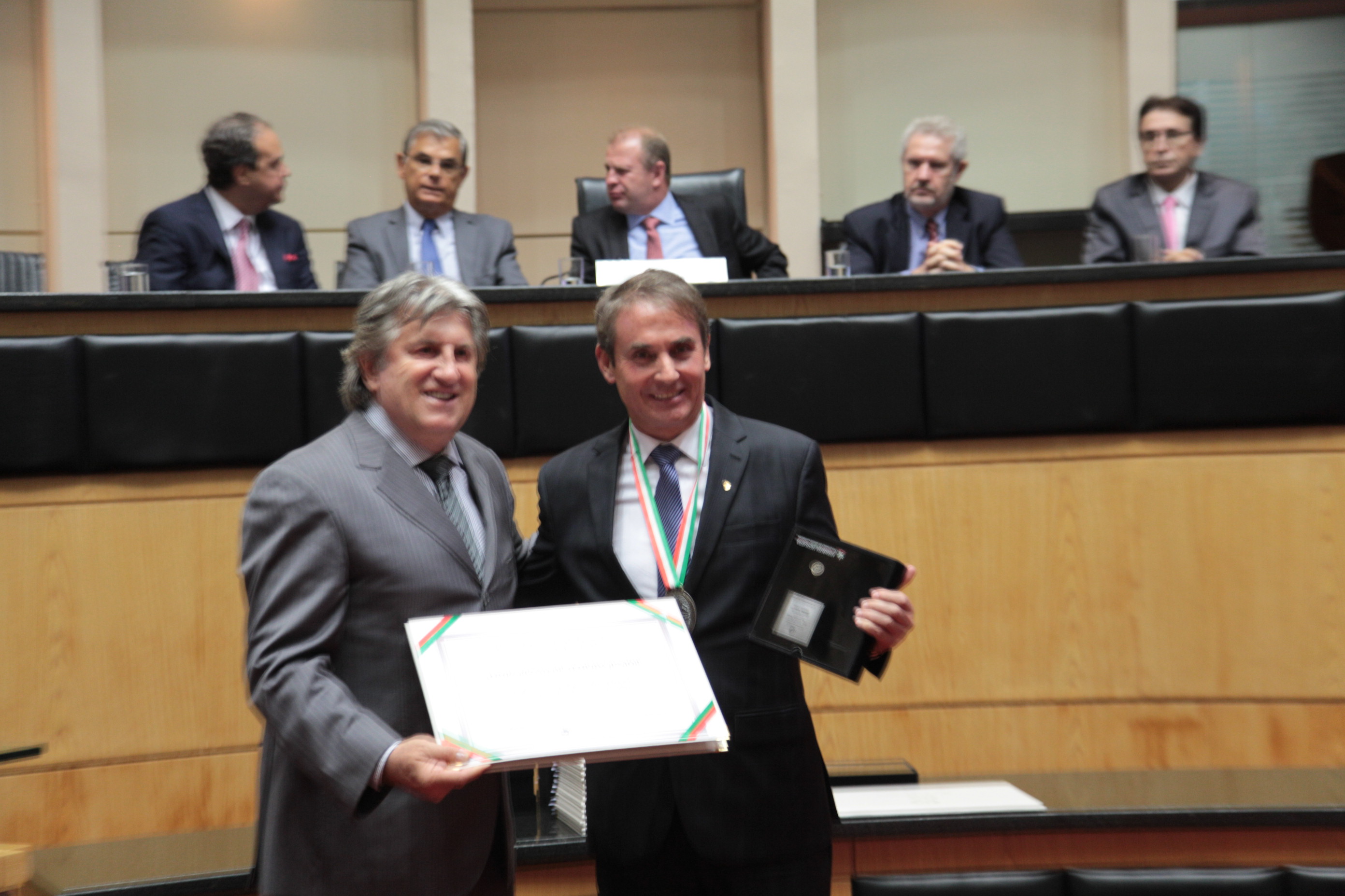 Homenageados - Comenda do Legislativo Catarinense.