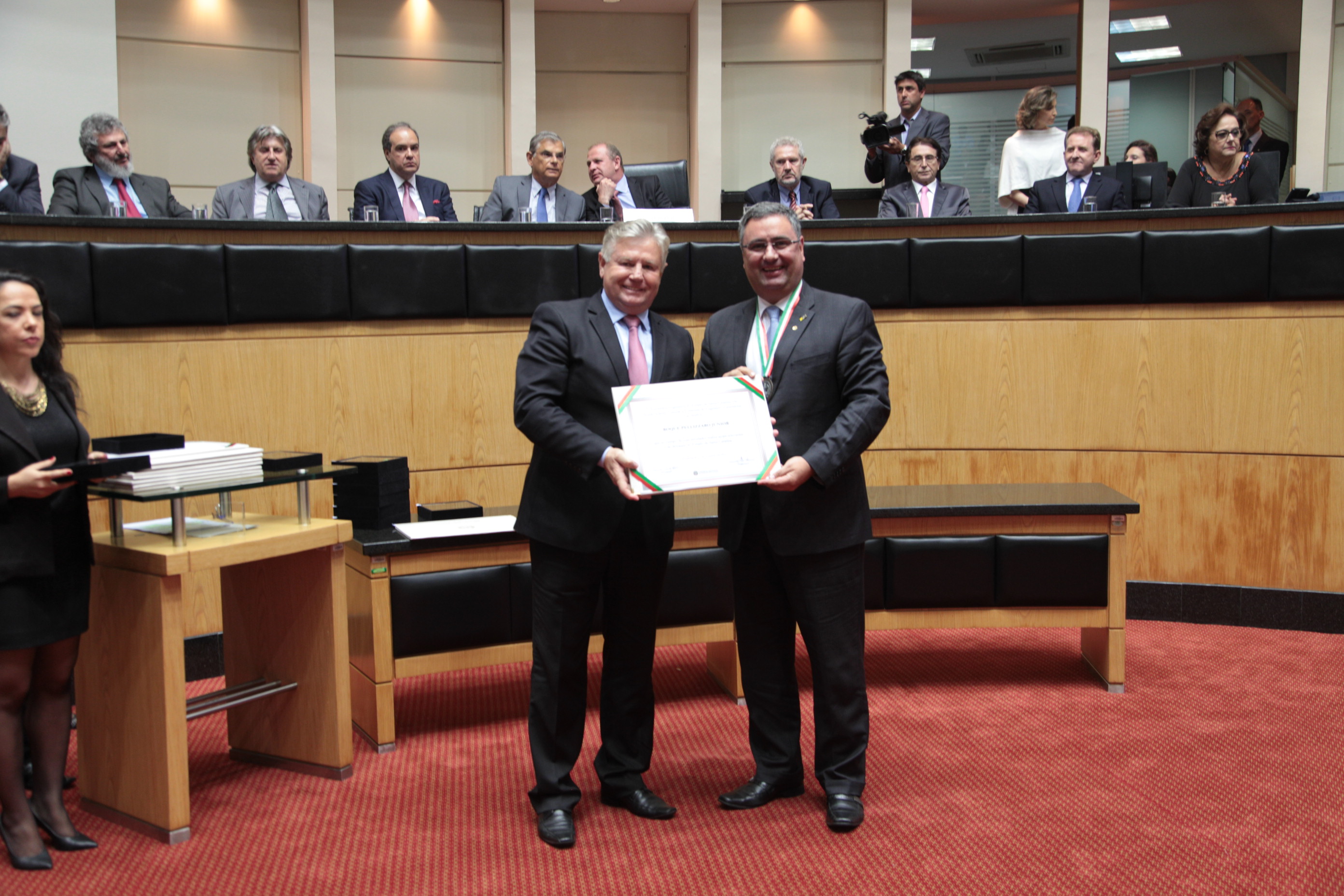 Homenageados - Comenda do Legislativo Catarinense.
