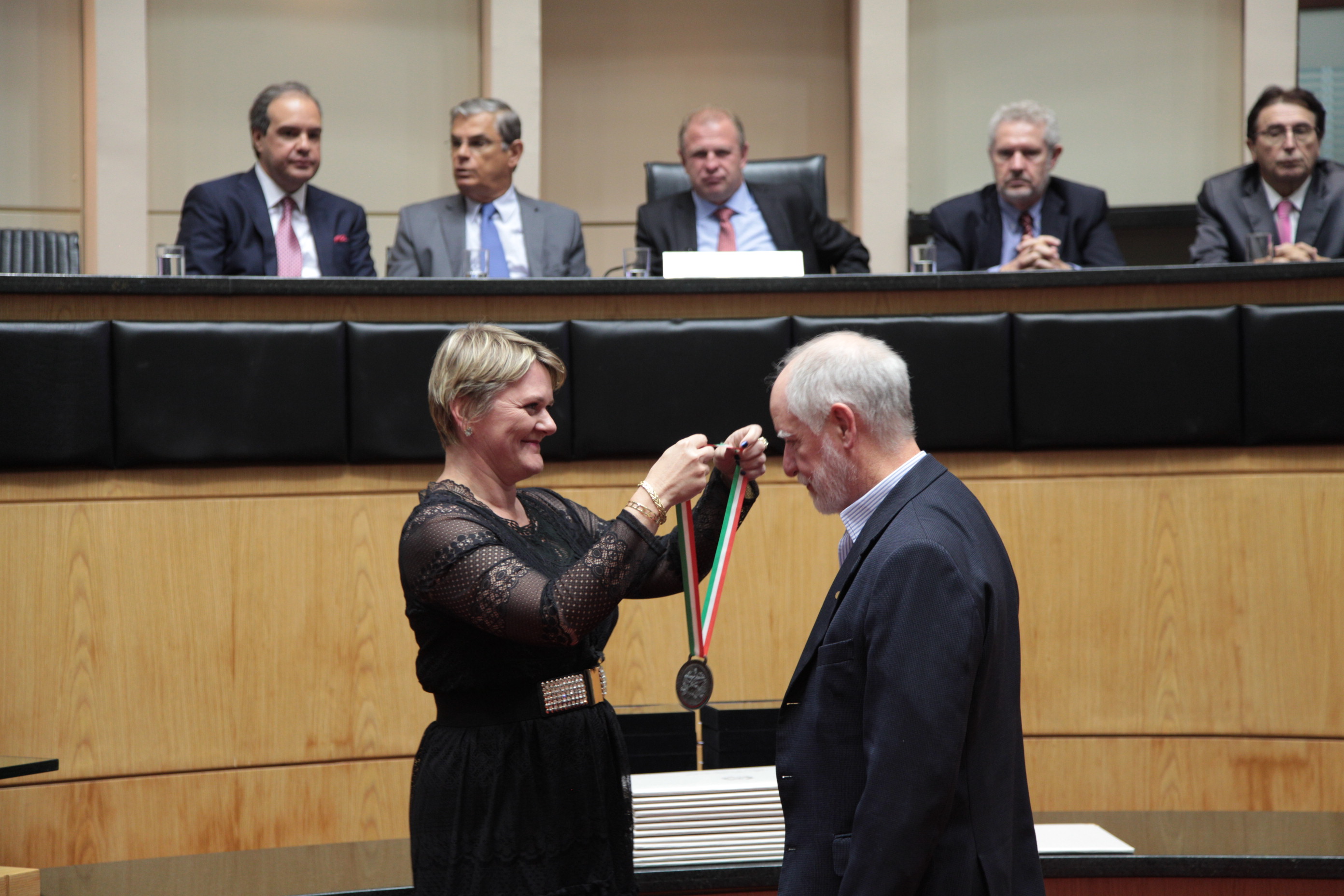 Homenageados - Comenda do Legislativo Catarinense.