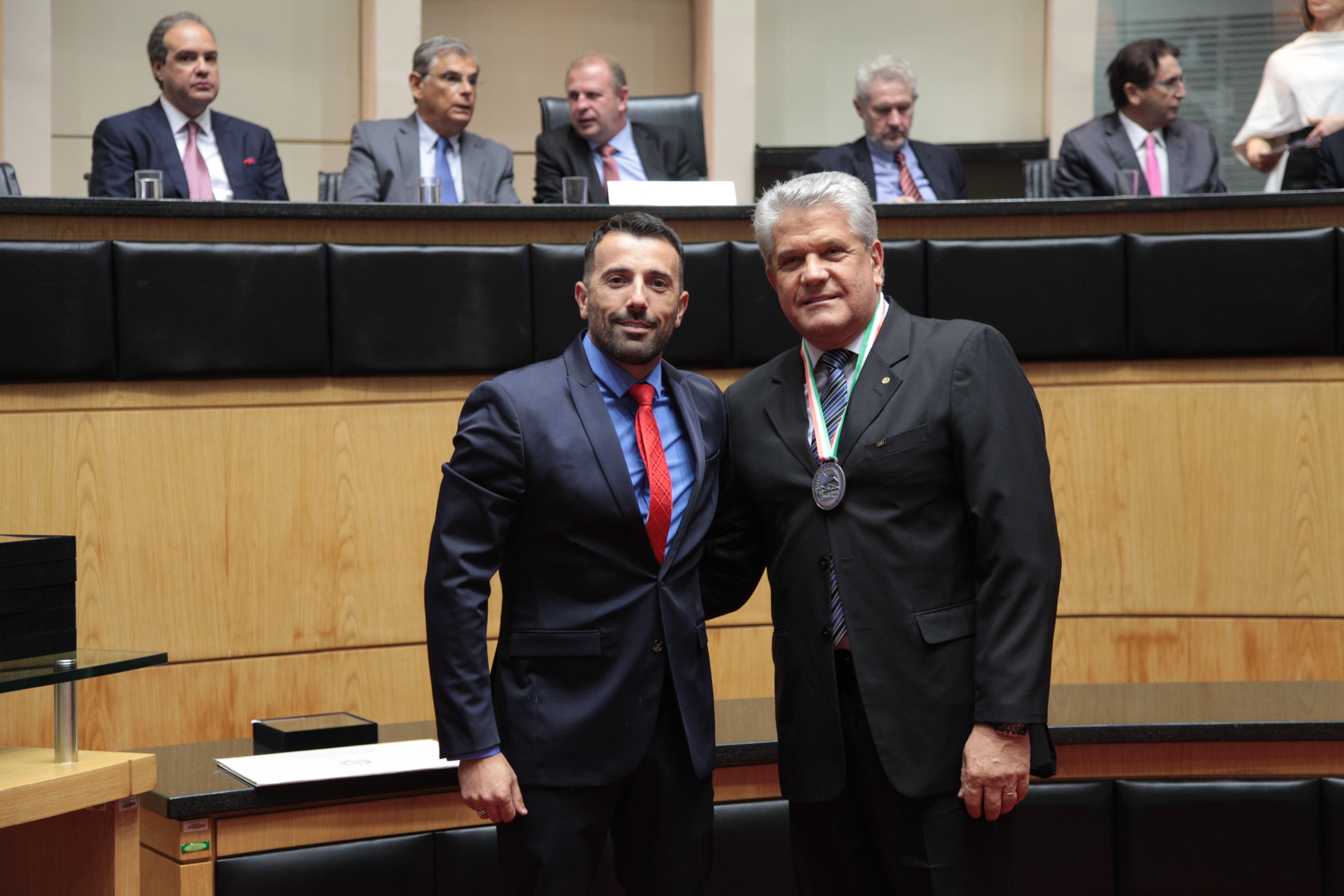 Homenageados - Comenda do Legislativo Catarinense.