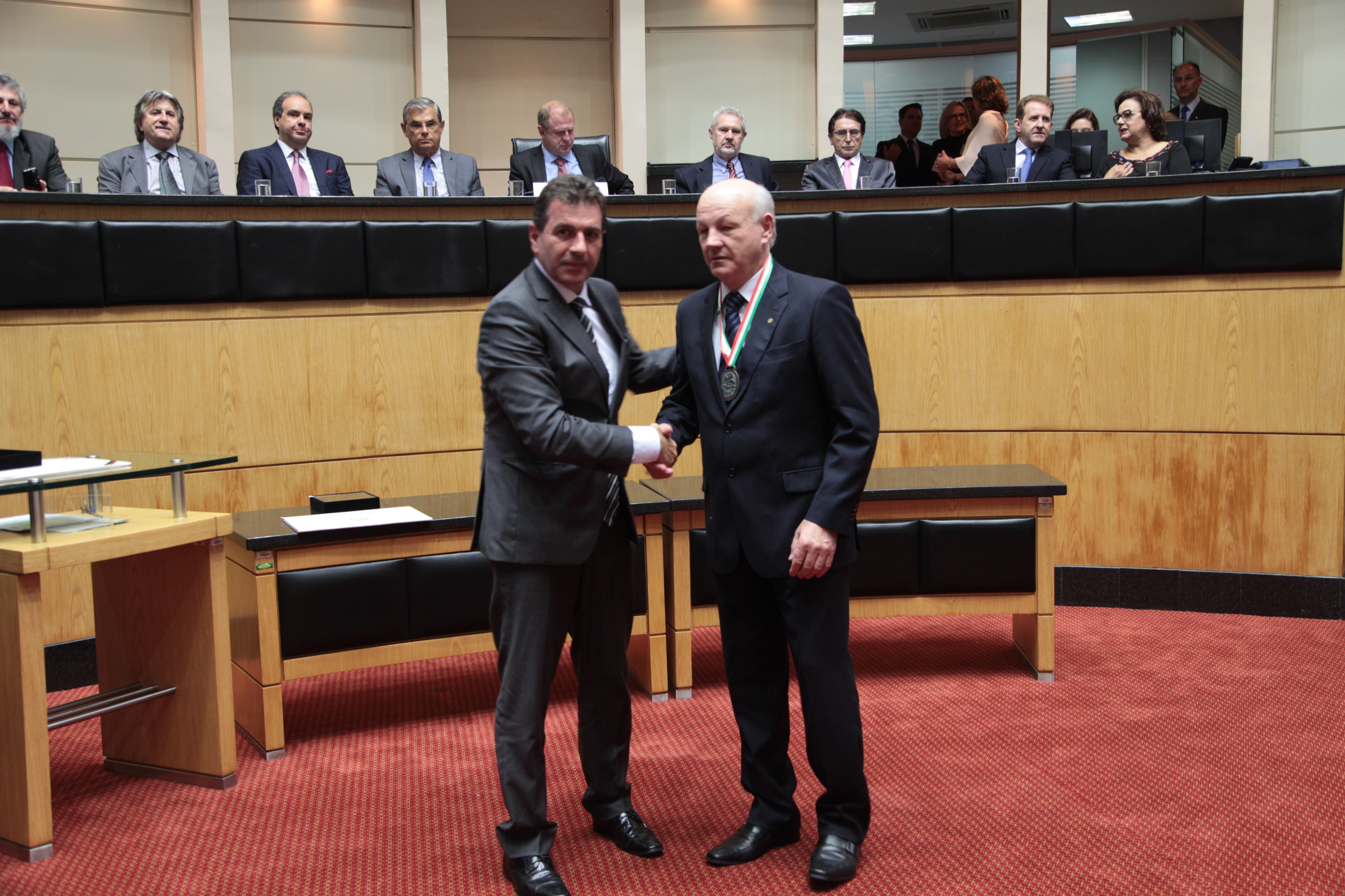 Homenageados - Comenda do Legislativo Catarinense.