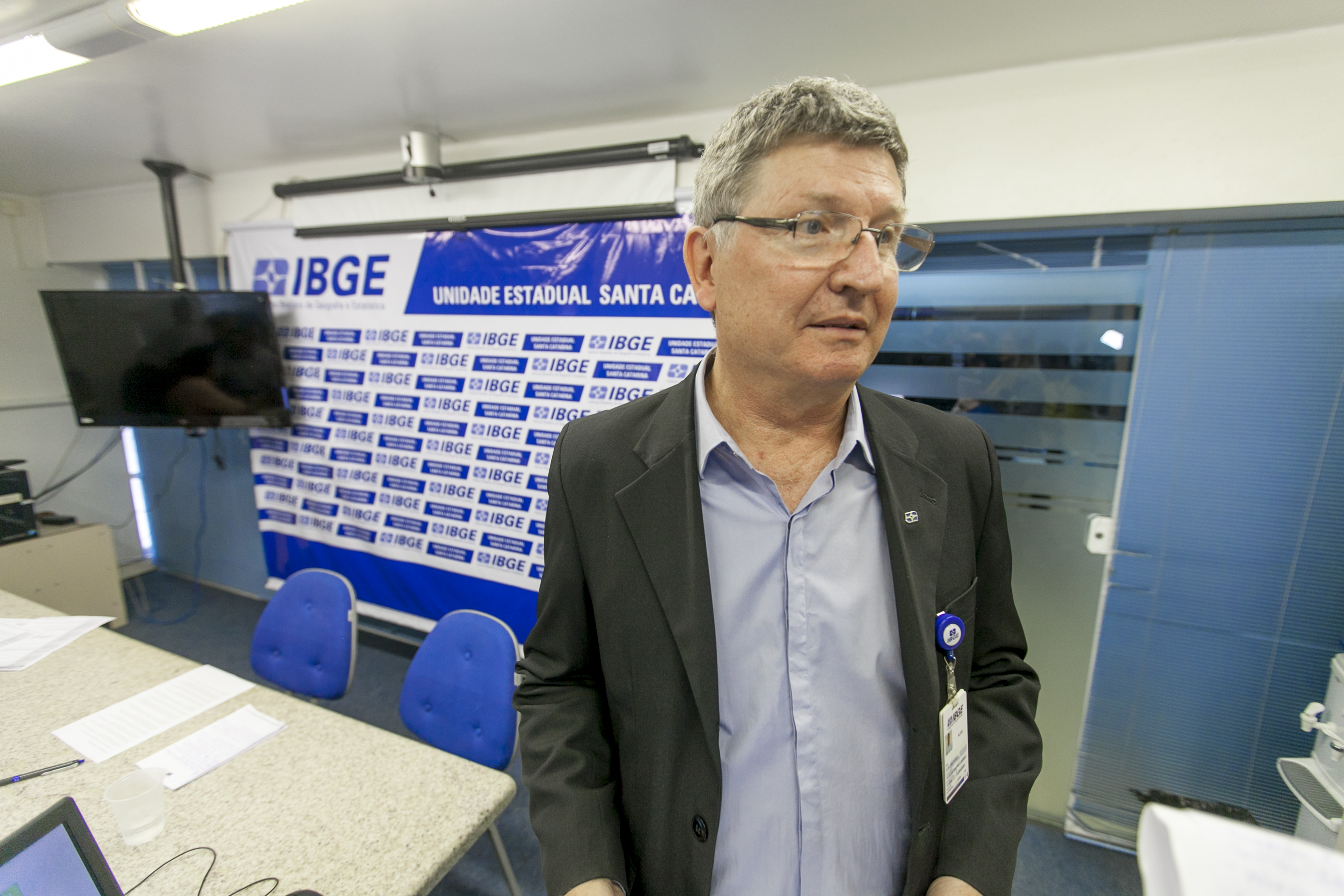 Alceu Vanzella, Chefe da Unidade do IBGE em Santa Catarina - IBGE divulga números do PNAD
