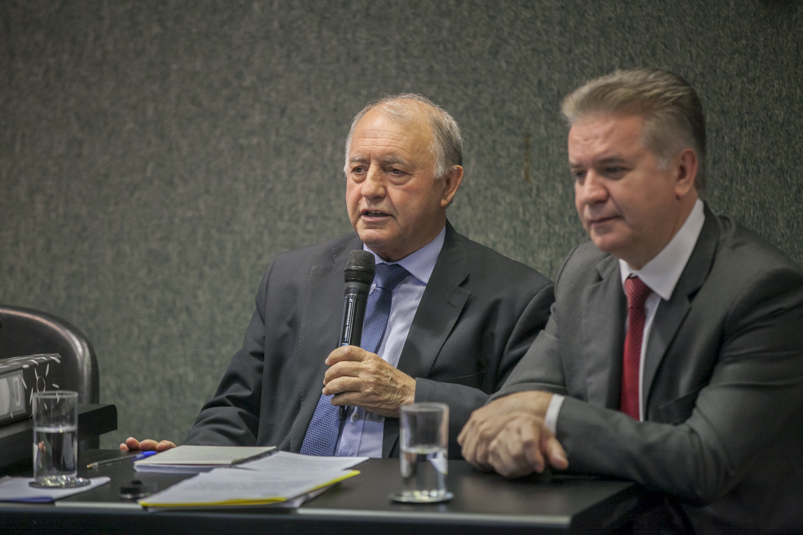 Deputado Natalino Lazare (PR) e Deputado César Valduga (PCdoB) - Audiência Pública da Comissão de Trabalho Administração e Serviços Públicos