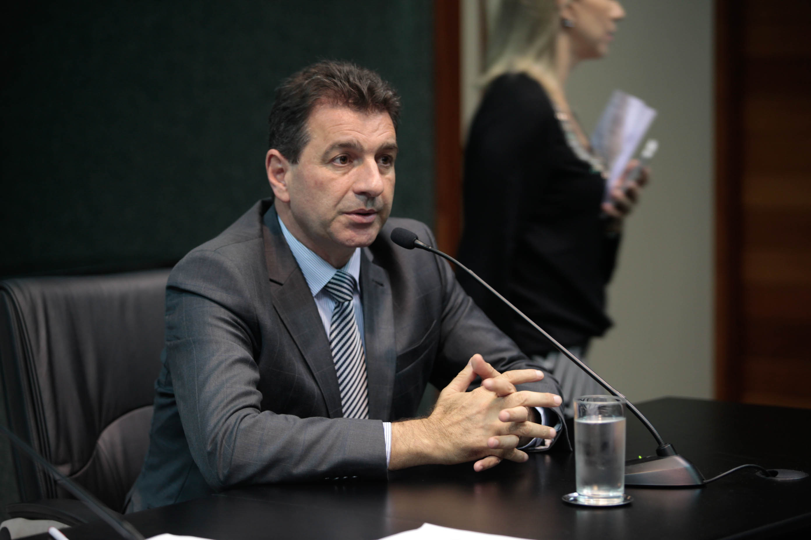 Reunião da Comissão de Economia, Ciência, Tecnologia, Minas e Energia. Deputado Valdir Cobalchini (PMDB).