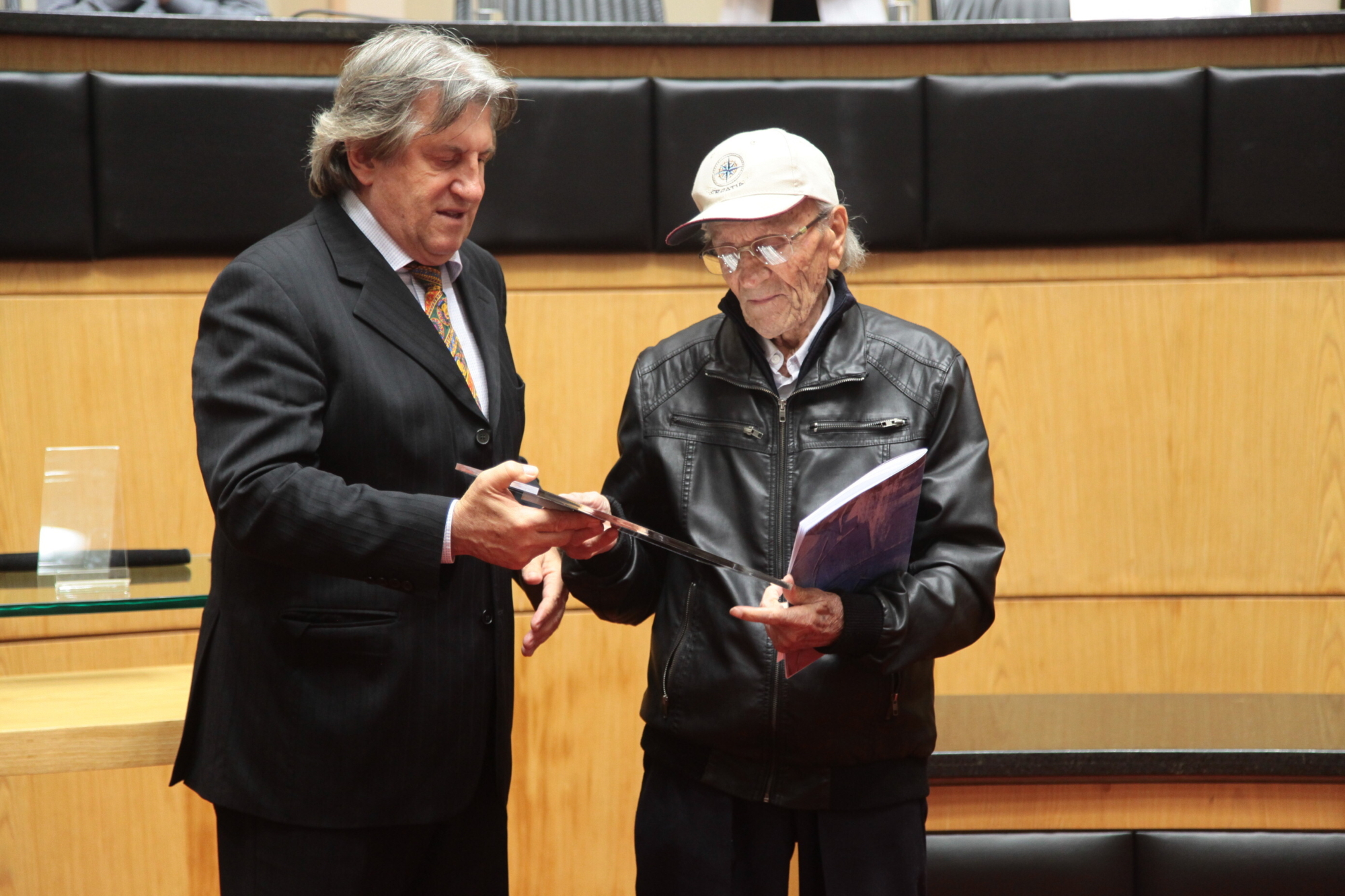 Artista plástico Silvio Pleticos recebe homenagens do Parlamento catarinense