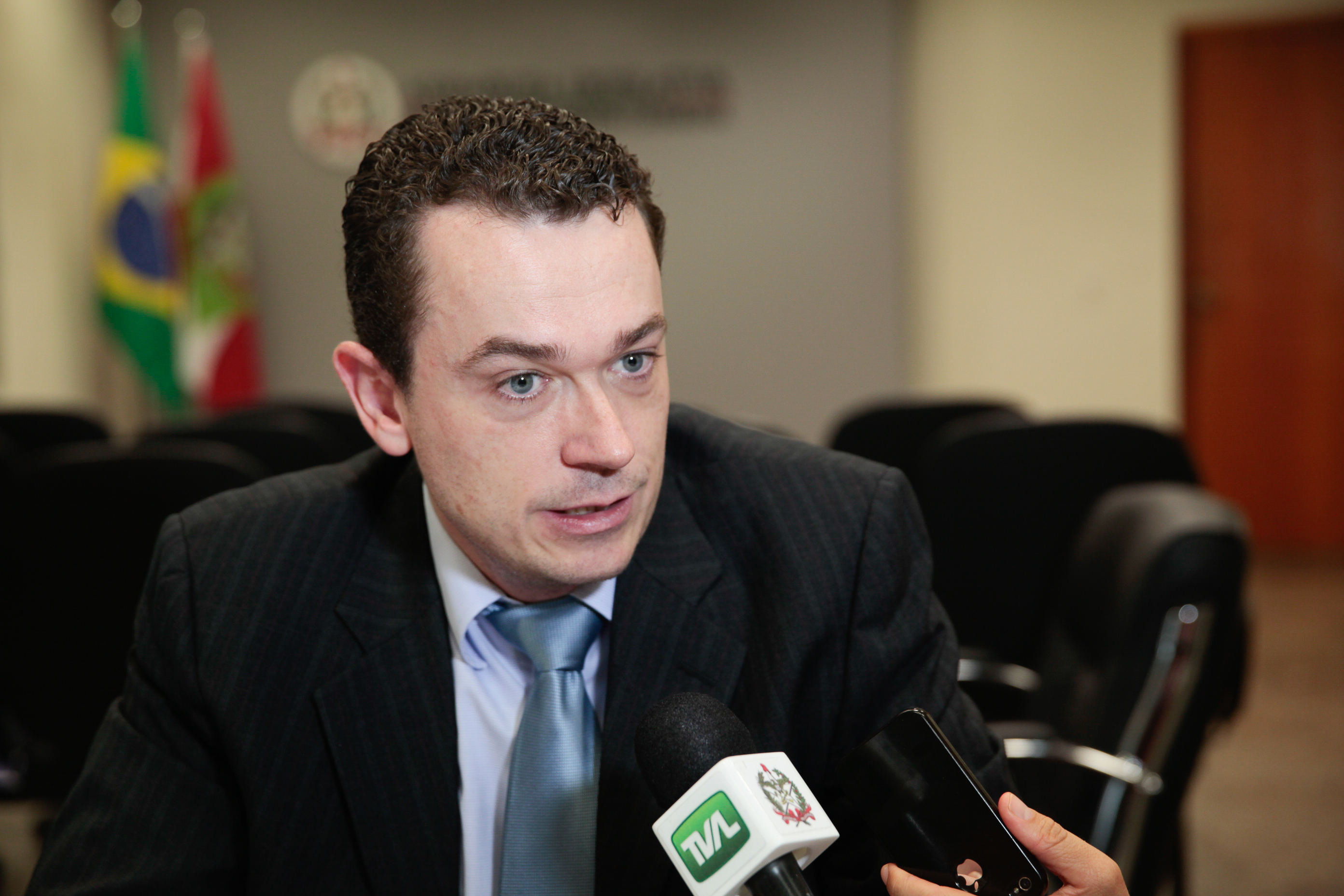 Programa Unindo Forças do MPSC. Promotor Samuel Naspolini.