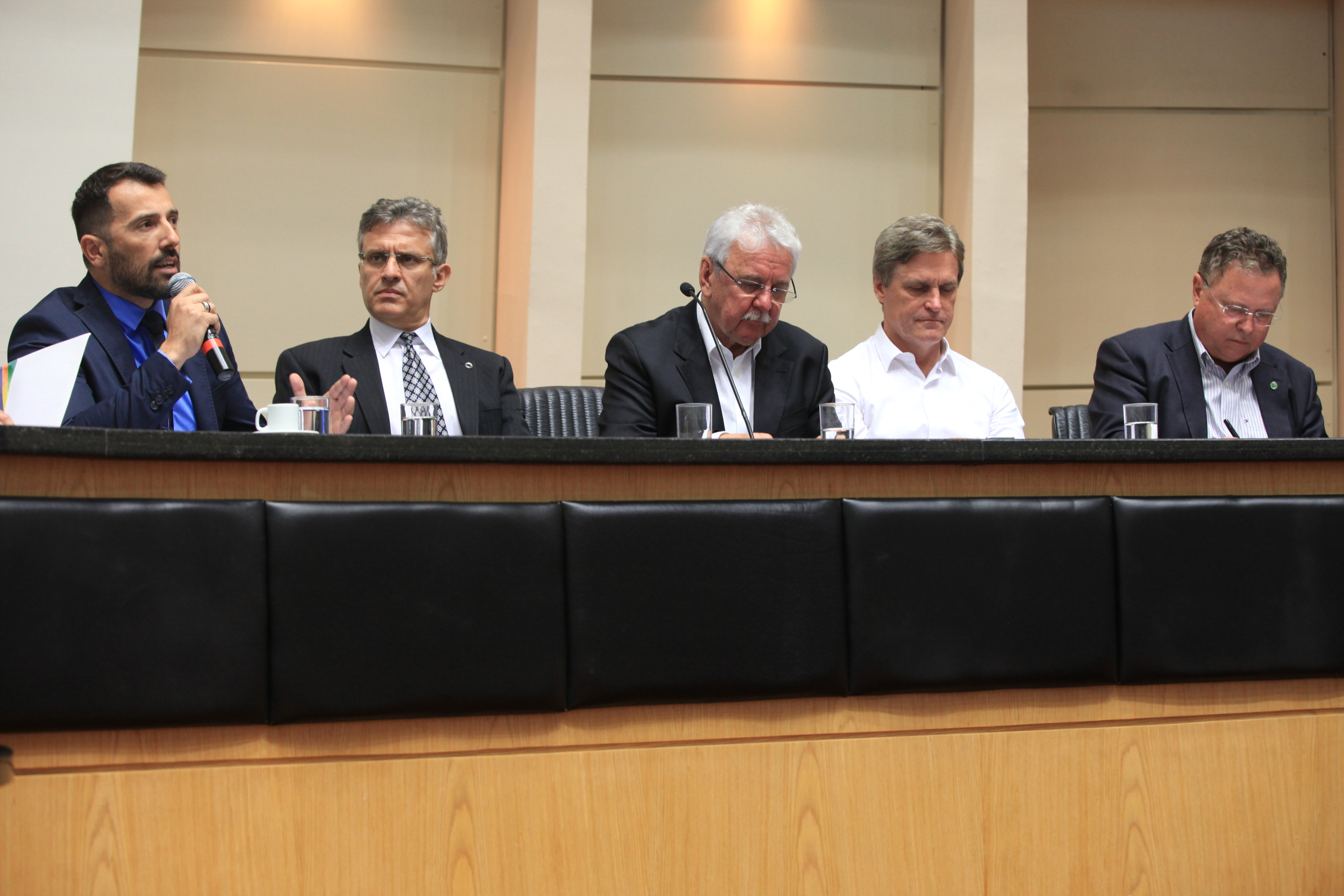 Ministro da Agricultura Blairo Maggi Participa de Encontro com Representantes do Setor Pesqueiro. Foto: Fábio Queiroz / Agência AL