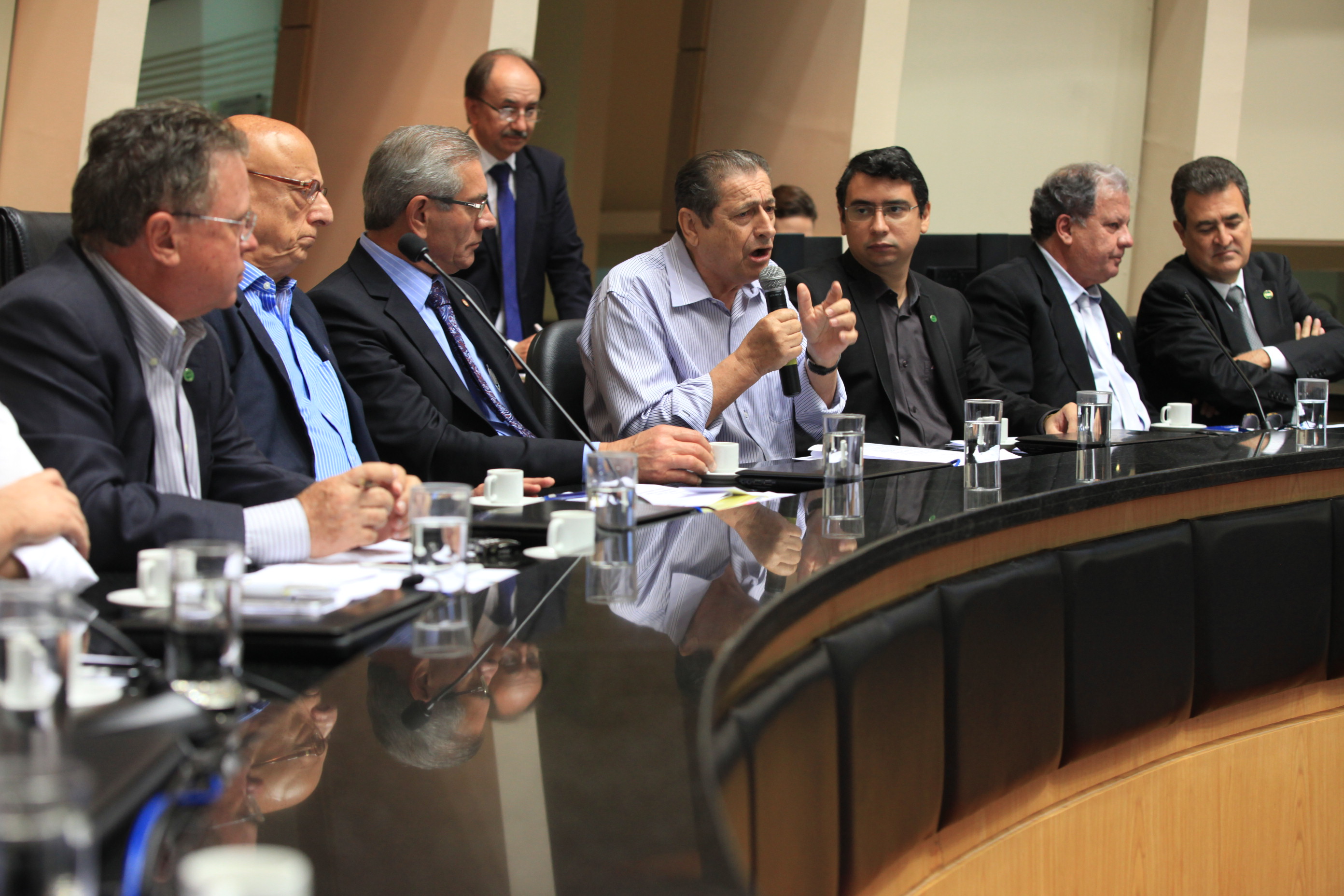 Ministro da Agricultura Blairo Maggi Participa de Encontro com Representantes do Setor Pesqueiro. Foto: Fábio Queiroz / Agência AL