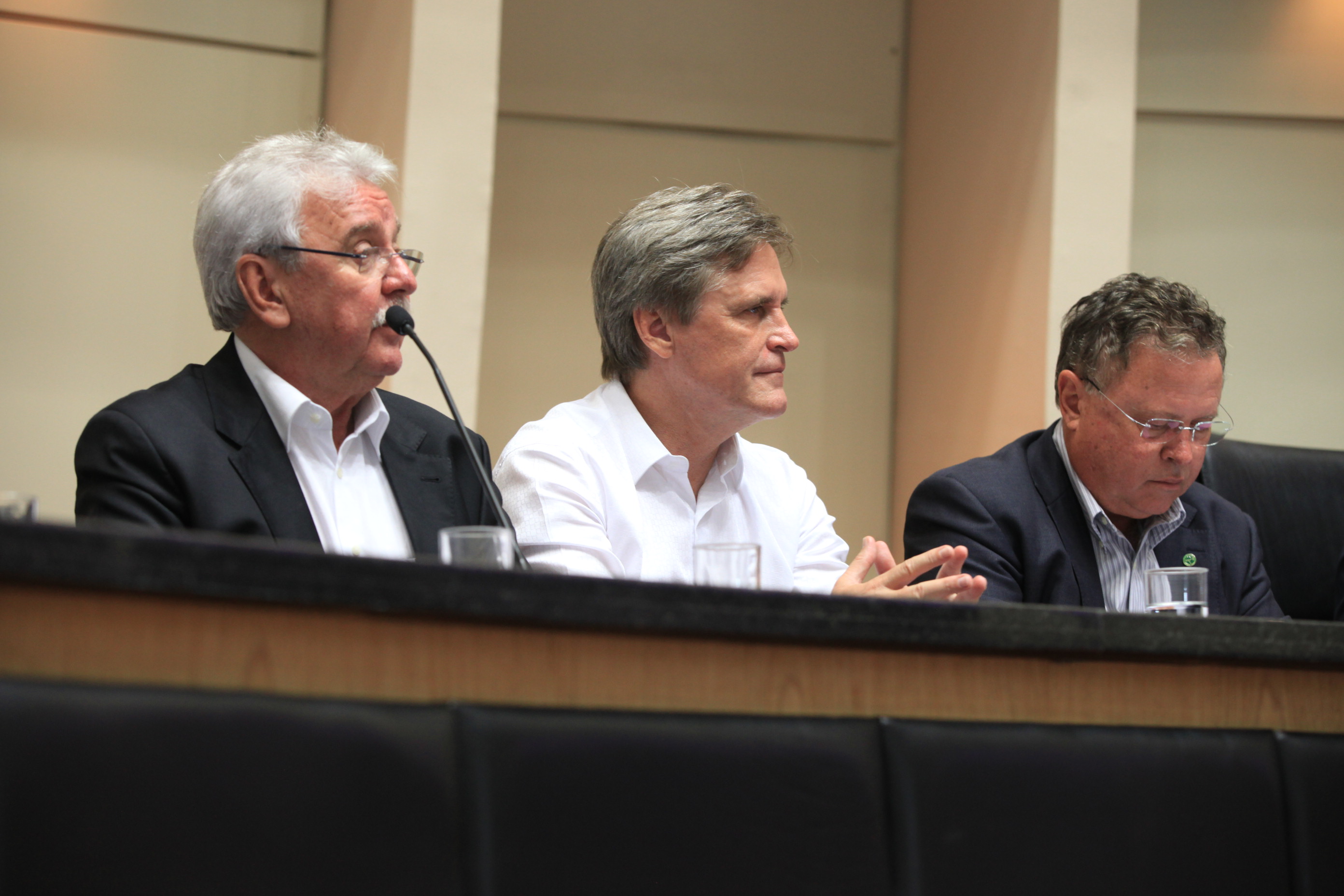 Ministro da Agricultura Blairo Maggi Participa de Encontro com Representantes do Setor Pesqueiro. Foto: Fábio Queiroz / Agência AL