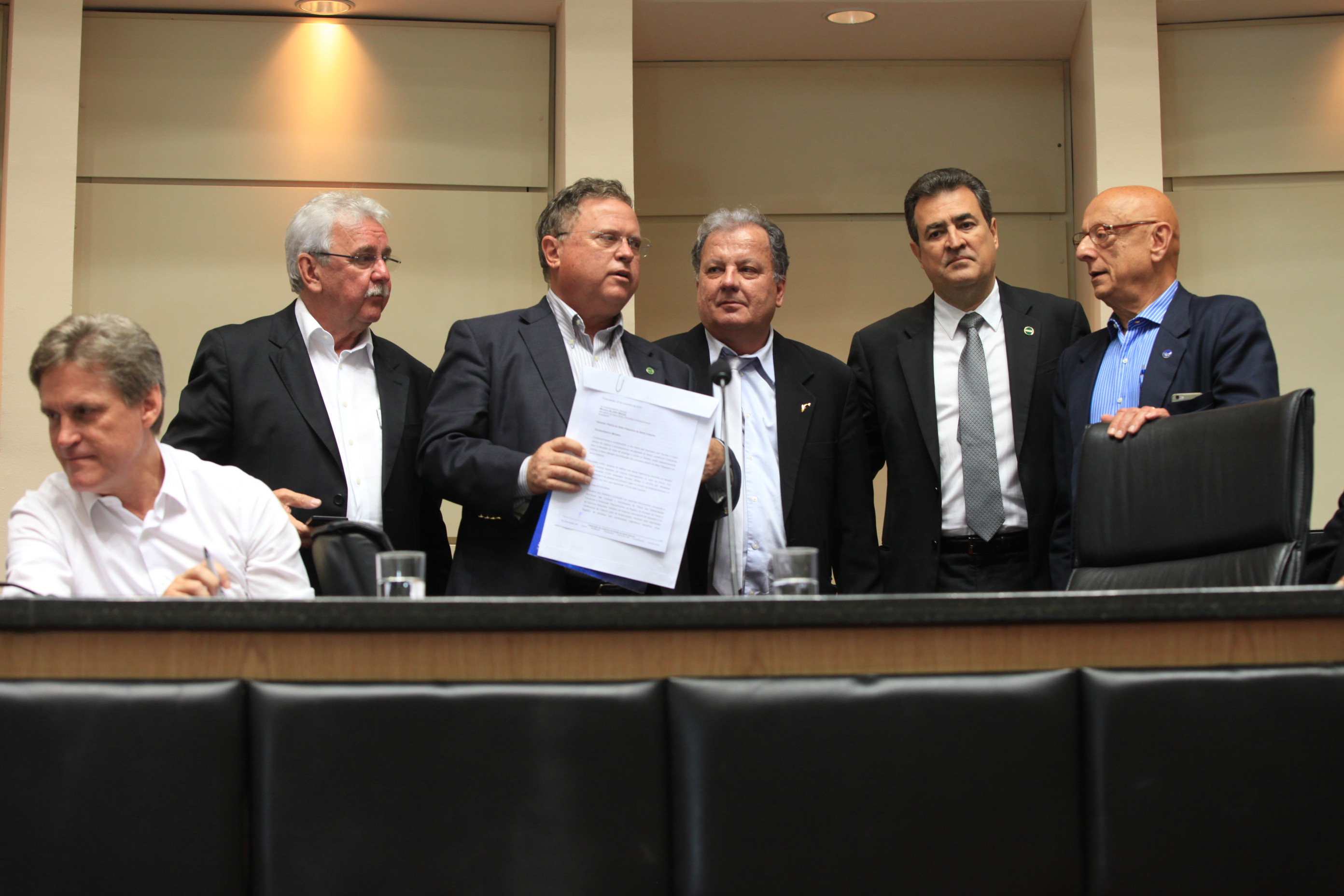 Ministro da Agricultura Blairo Maggi Participa de Encontro com Representantes do Setor Pesqueiro. Foto: Fábio Queiroz / Agência AL