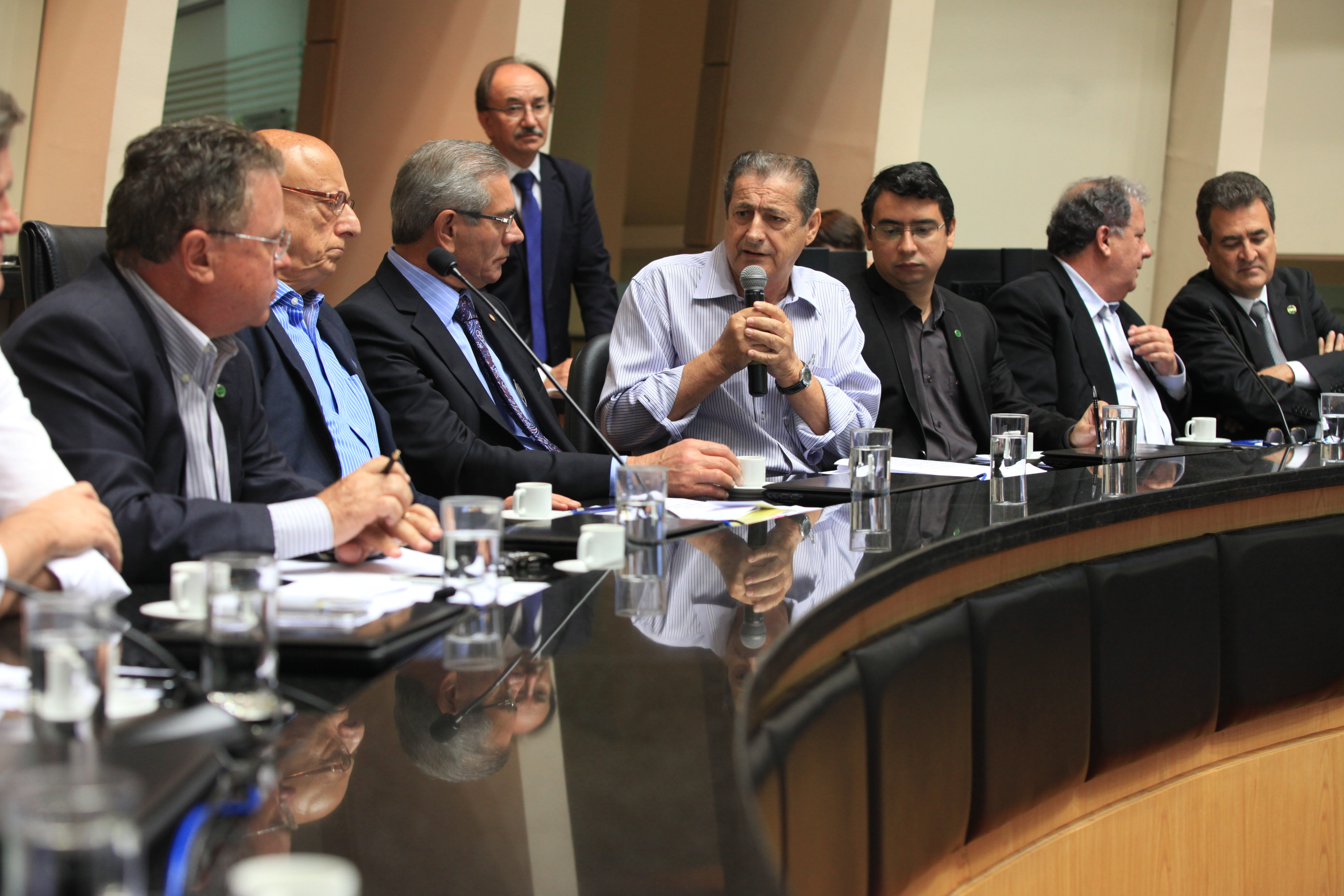 Ministro da Agricultura Blairo Maggi Participa de Encontro com Representantes do Setor Pesqueiro. Foto: Fábio Queiroz / Agência AL