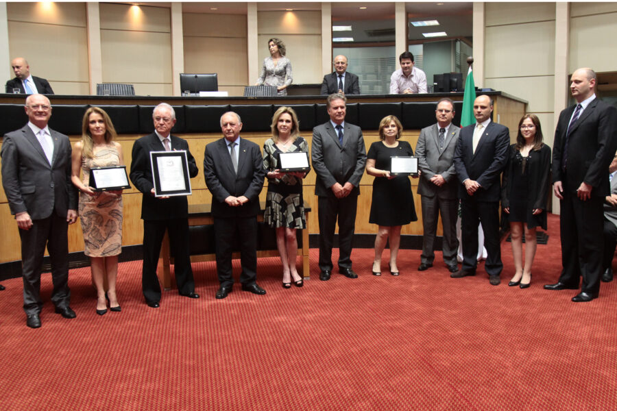 Parlamento homenageia centenário de Saul Brandalise e Band SC