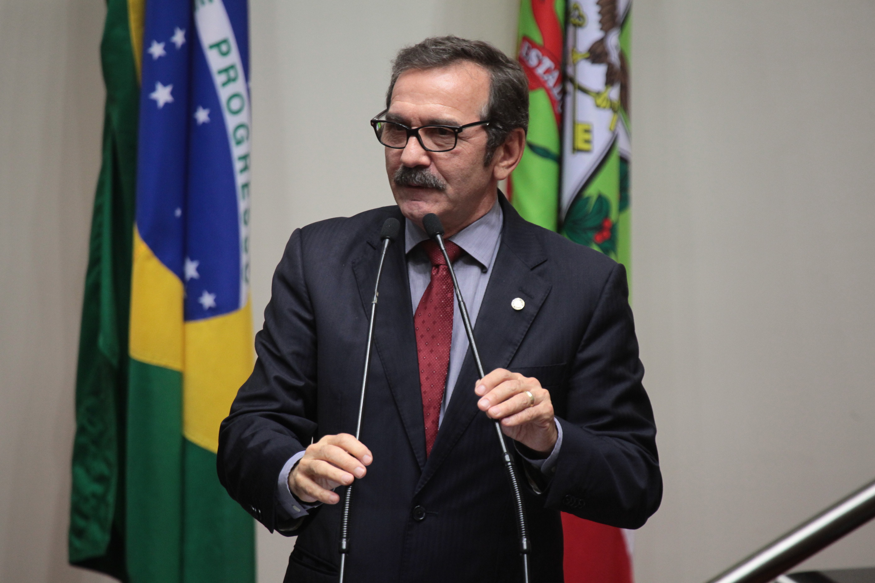 Sessão Ordinária. Deputado Serafim Venzon (PSDB)  Foto: Miriam Zomer
