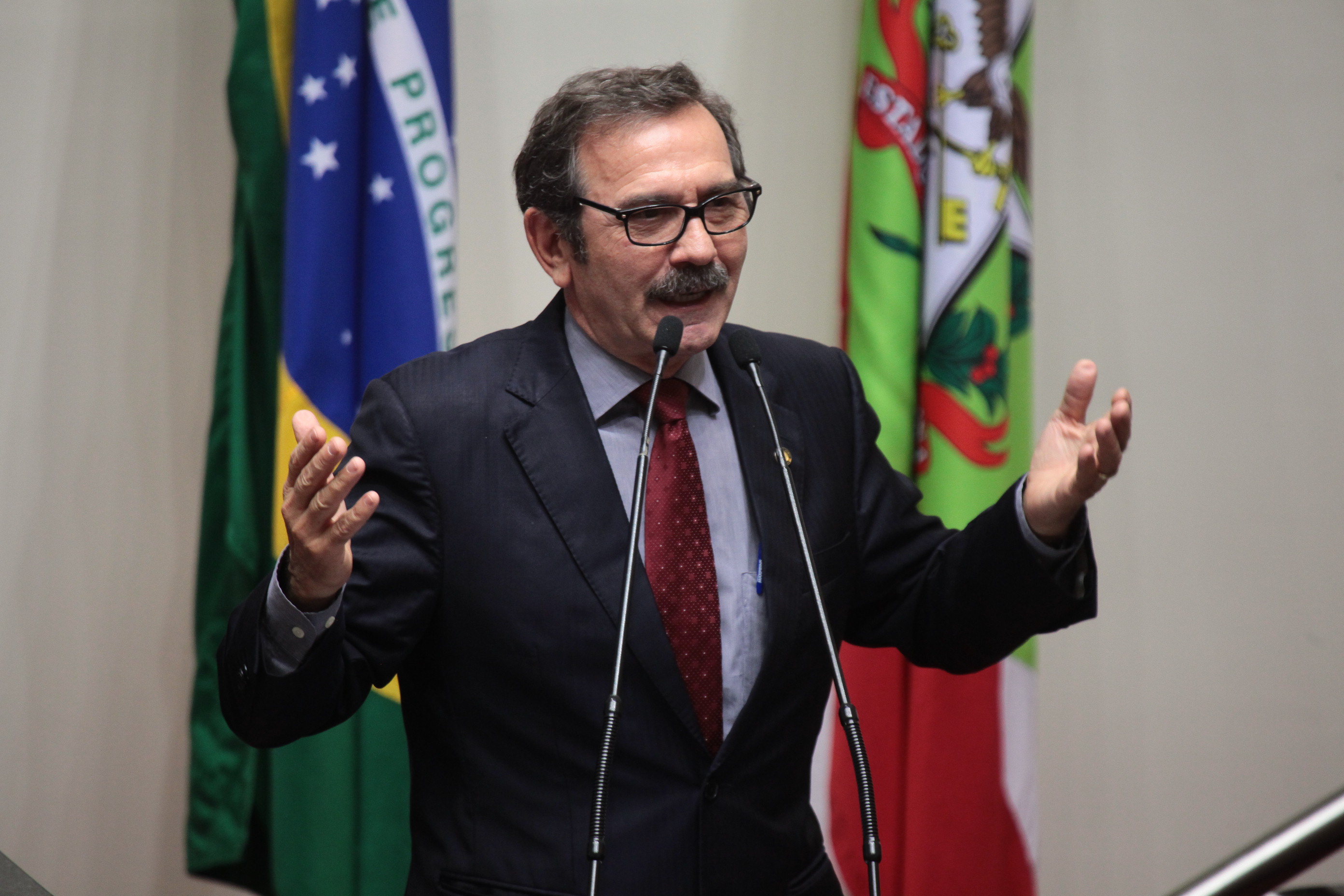 Sessão Ordinária. Deputado Serafim Venzon (PSDB)  Foto: Miriam Zomer