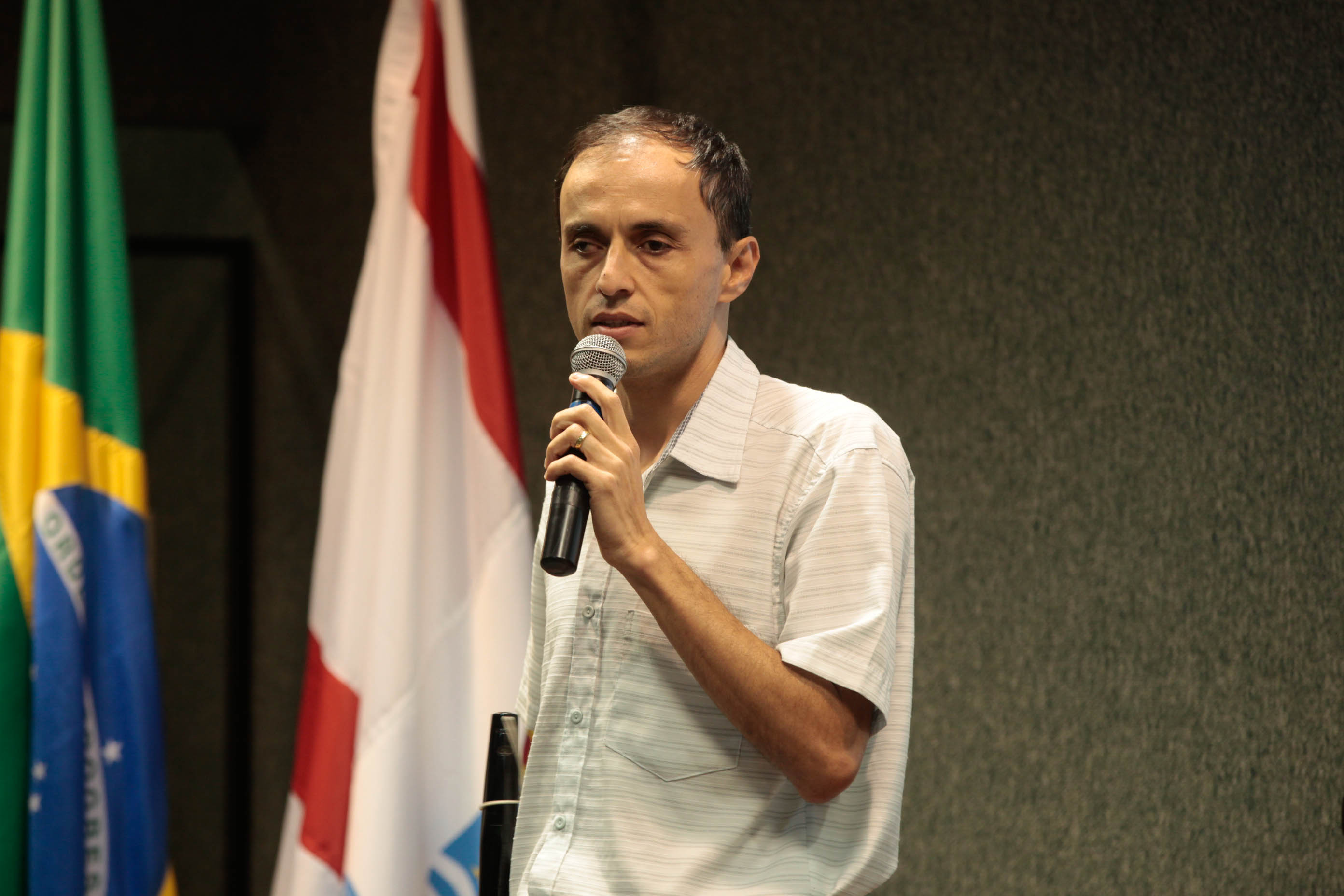 Dia internacional da pessoa com deficiência. Jairo da Silva, presidente da Associação Catarinense para a Inclusão de Cegos