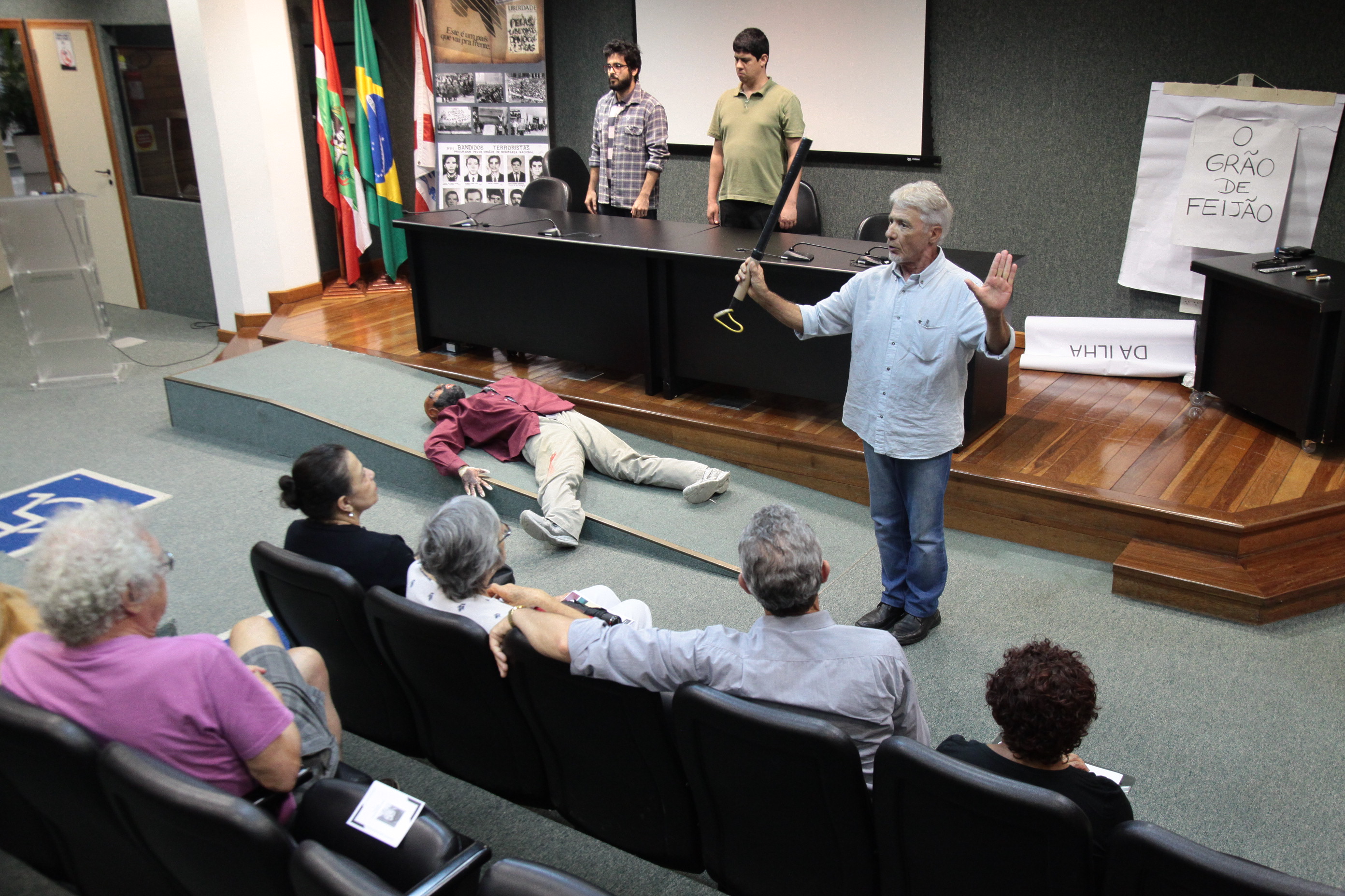 Comemoração ao dia Internacional dos Direitos Humanos.