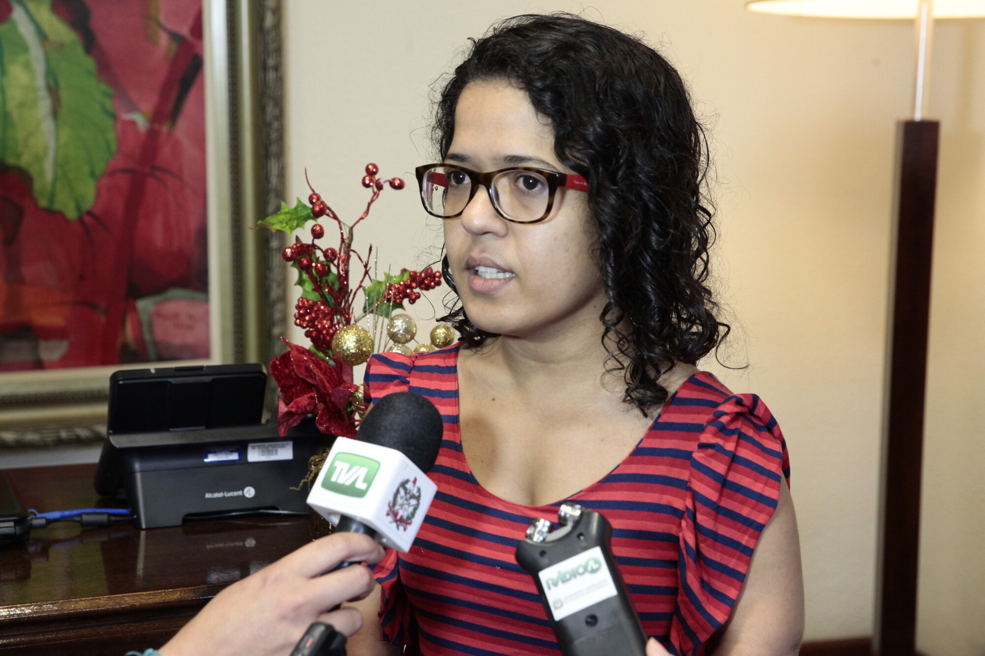 Tainá Aparecida Barboza, estagiária selecionada