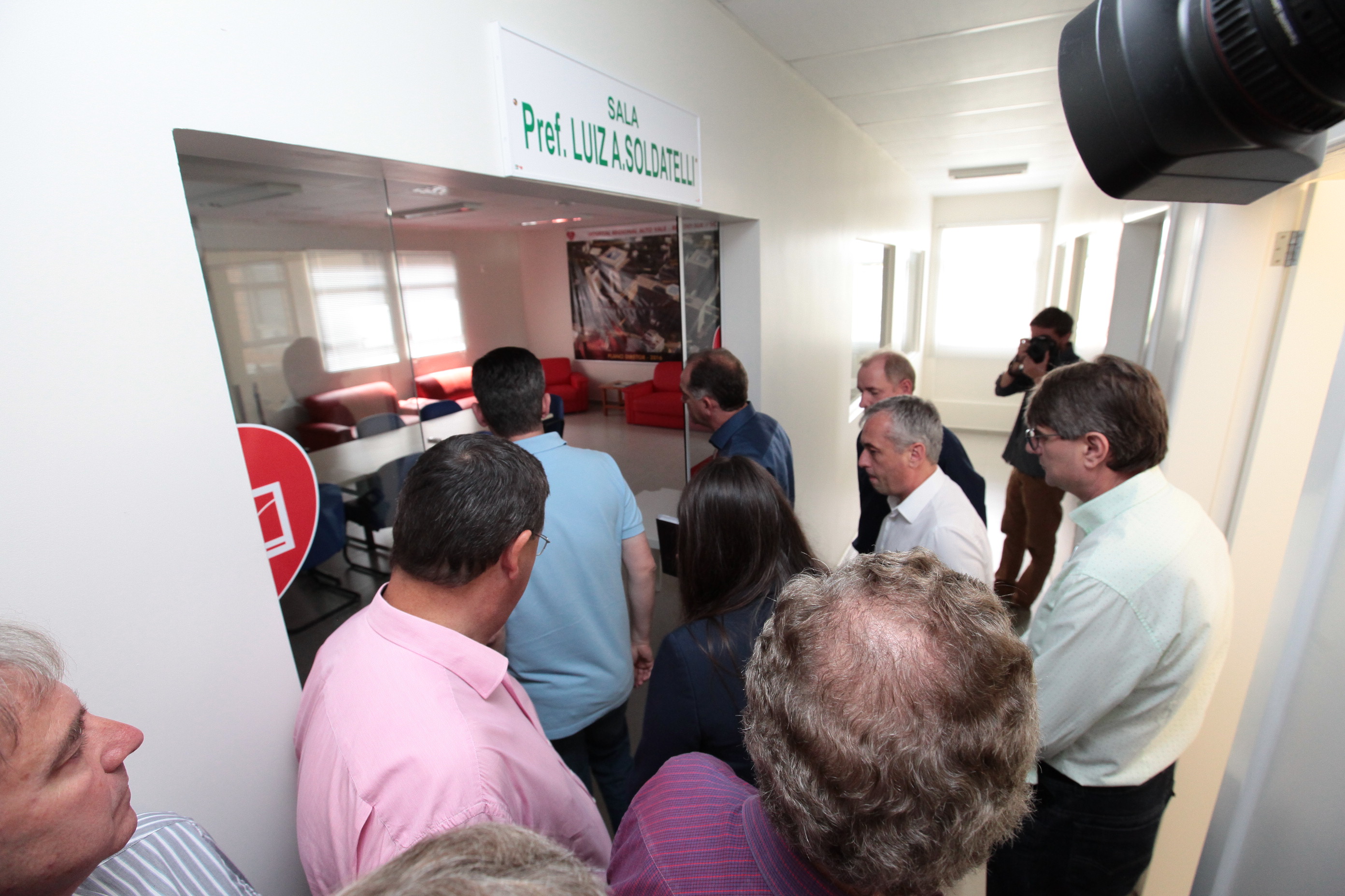 Vistoria das obras no Hospital Regional Alto Vale.