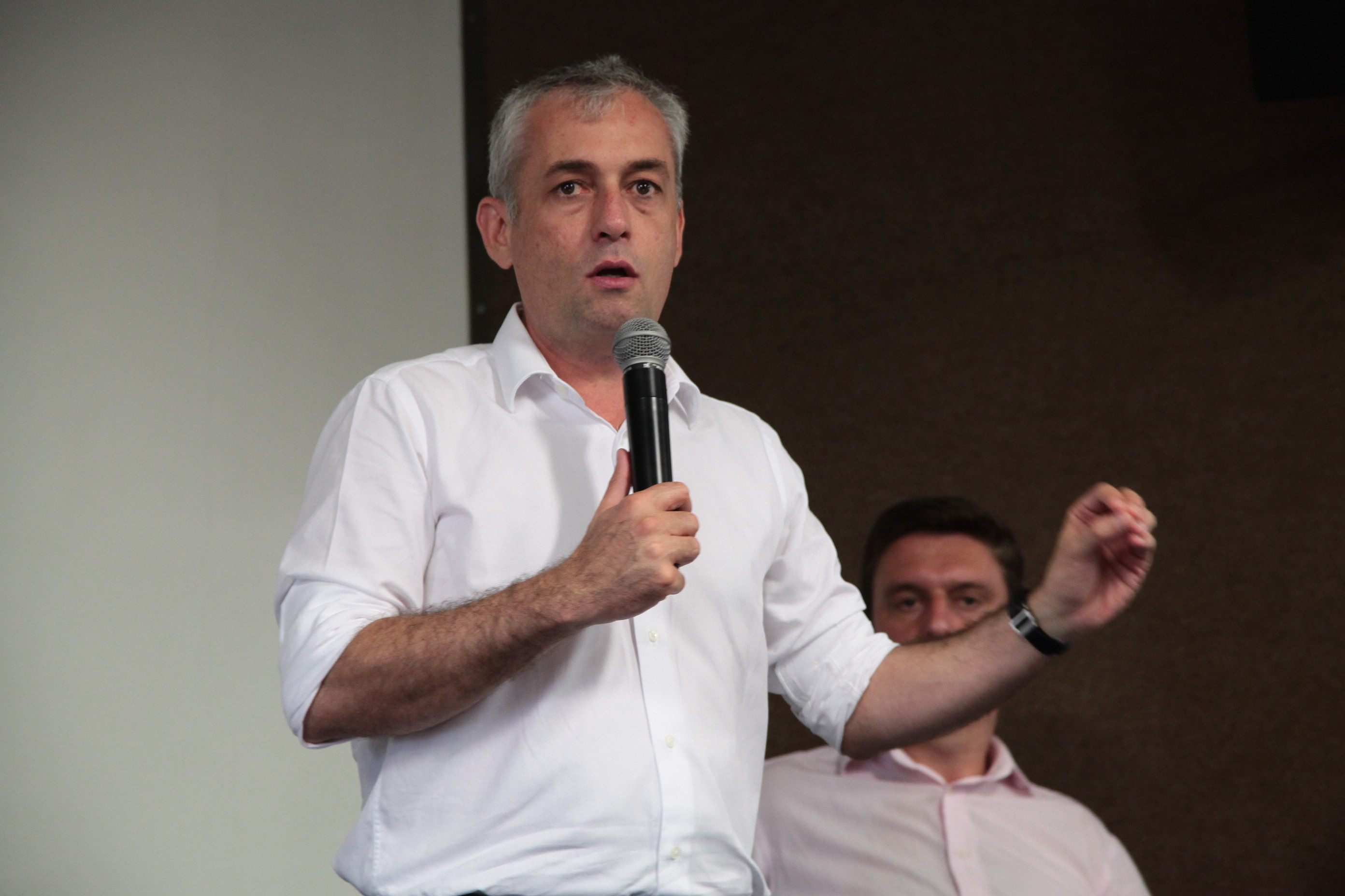 Vistoria das obras no Hospital Regional Alto Vale.  João Paulo Karam Kleinubing, secretário de saúde.