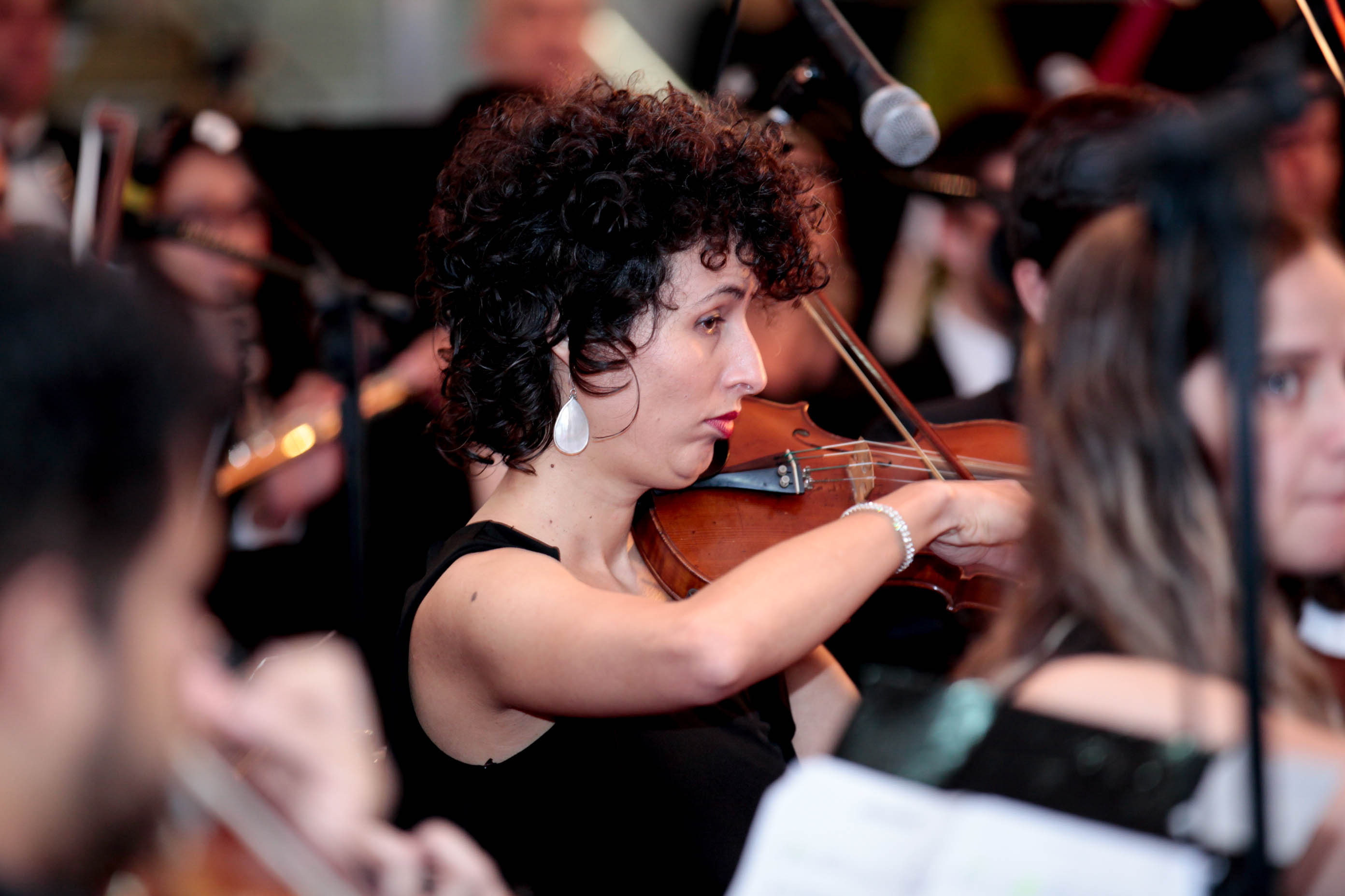 Apresentação da Orquestra Sinfônica de Santa Catarina. Foto: Daniella Coriolano