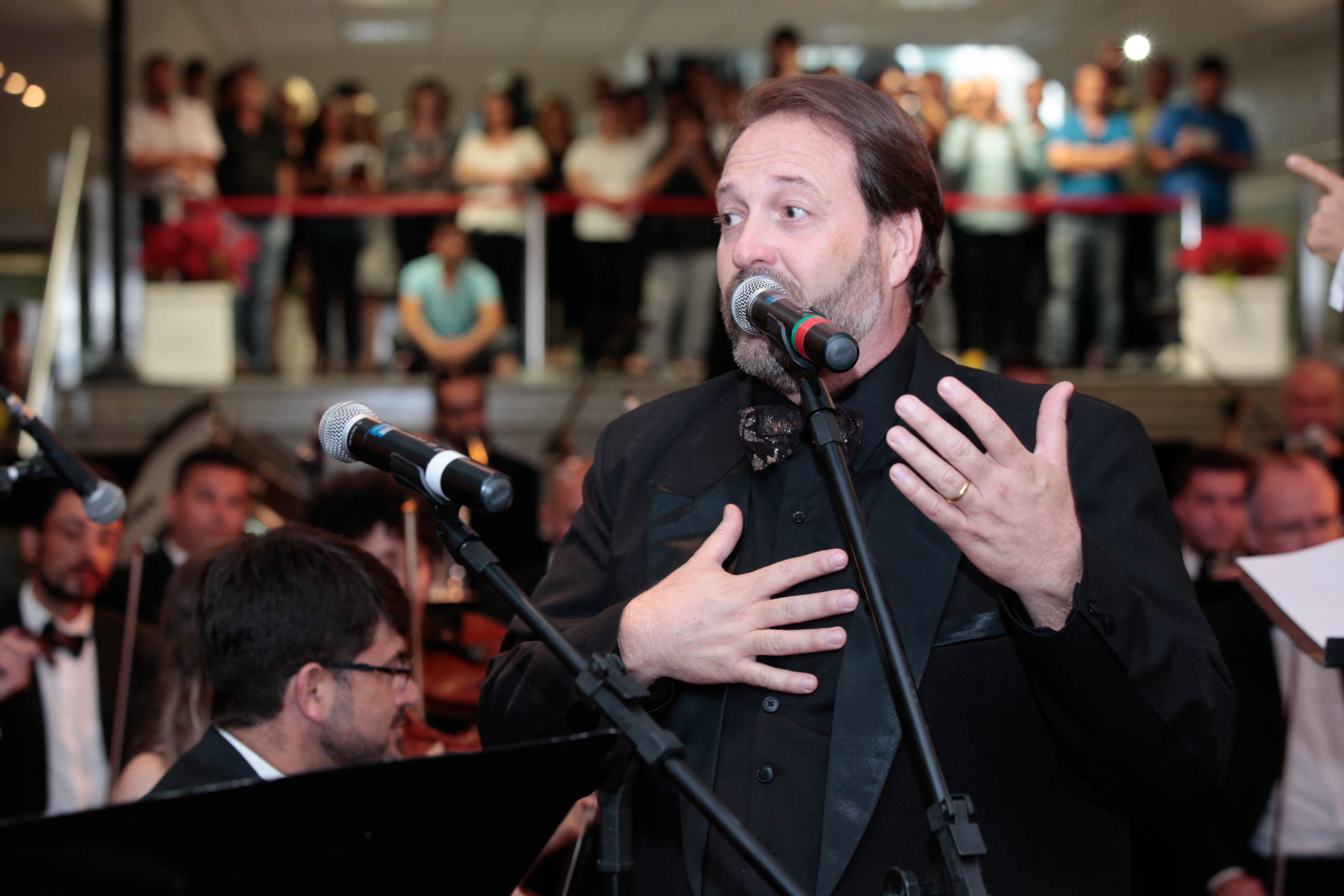 Apresentação da Orquestra Sinfônica de Santa Catarina. Foto: Daniella Coriolano