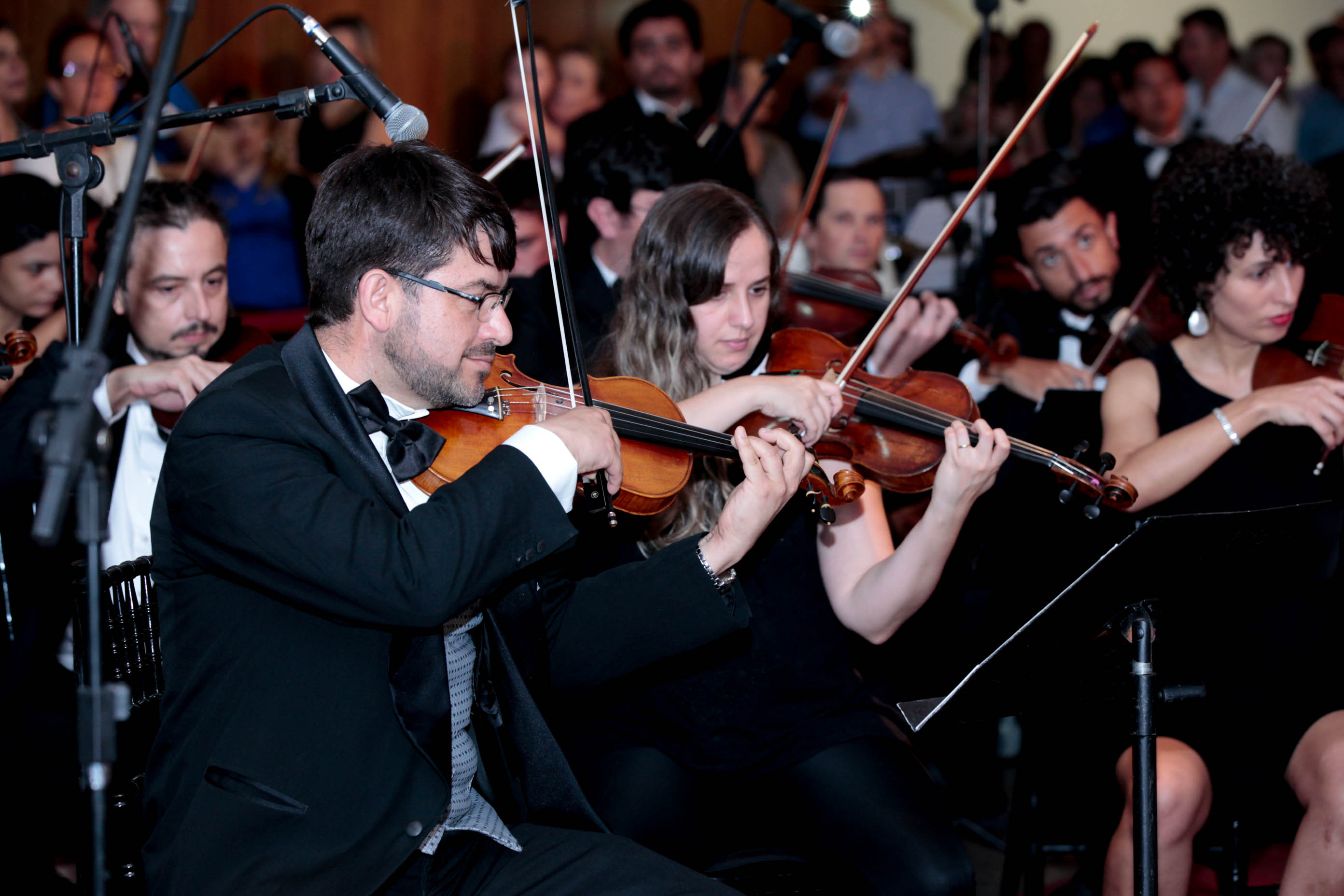 Apresentação da Orquestra Sinfônica de Santa Catarina. Foto: Daniella Coriolano