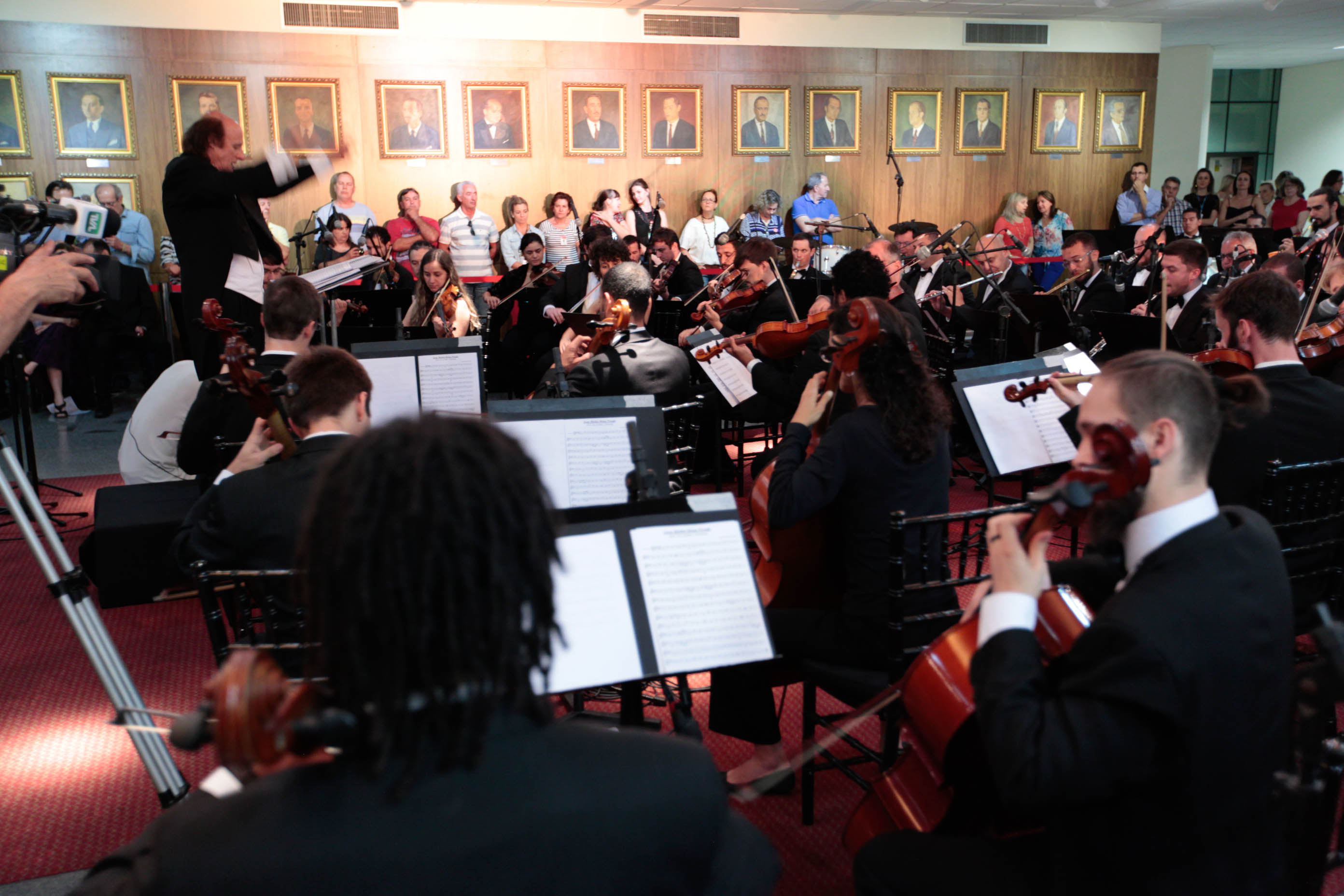Apresentação da Orquestra Sinfônica de Santa Catarina. Foto: Daniella Coriolano
