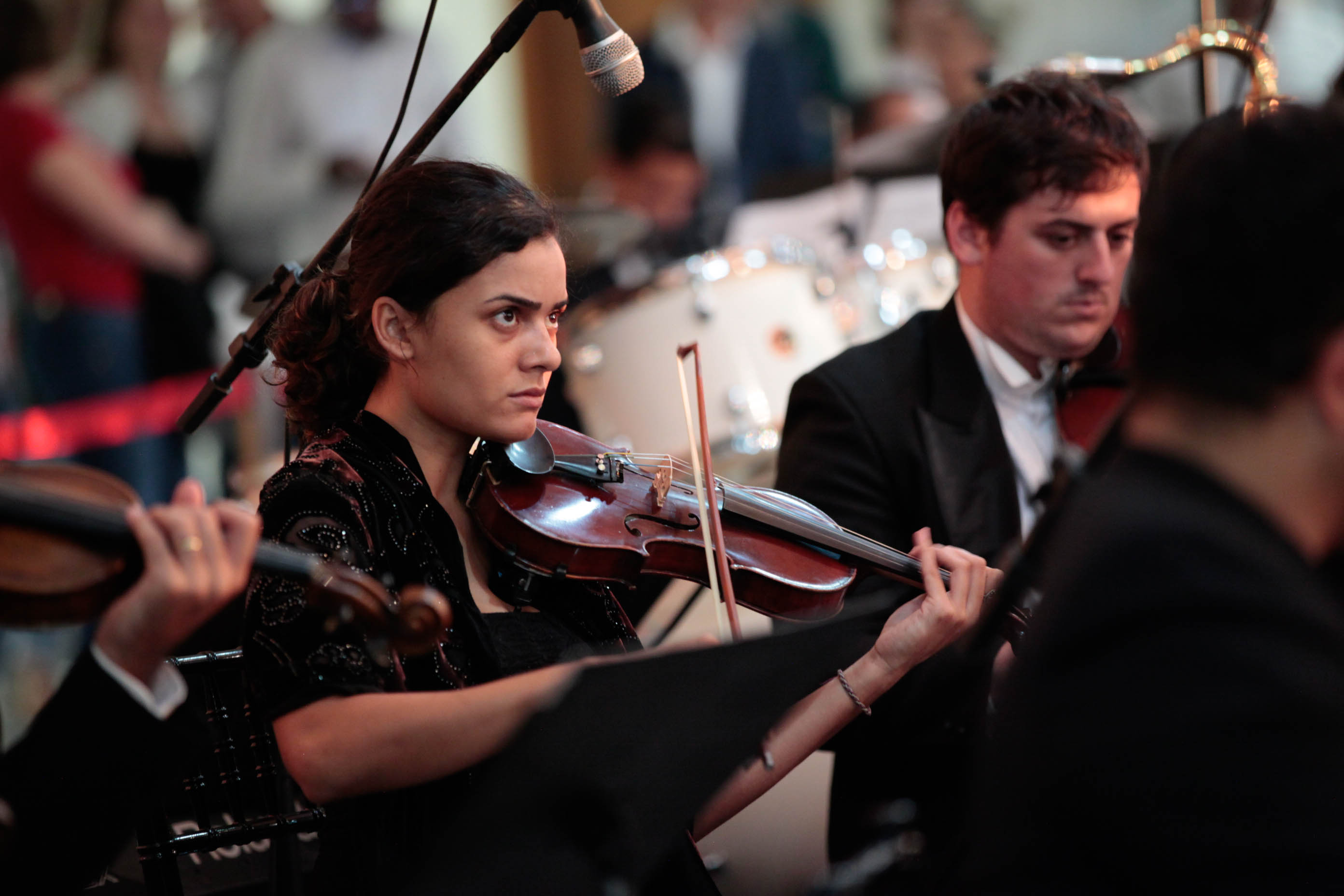Apresentação da Orquestra Sinfônica de Santa Catarina. Foto: Daniella Coriolano