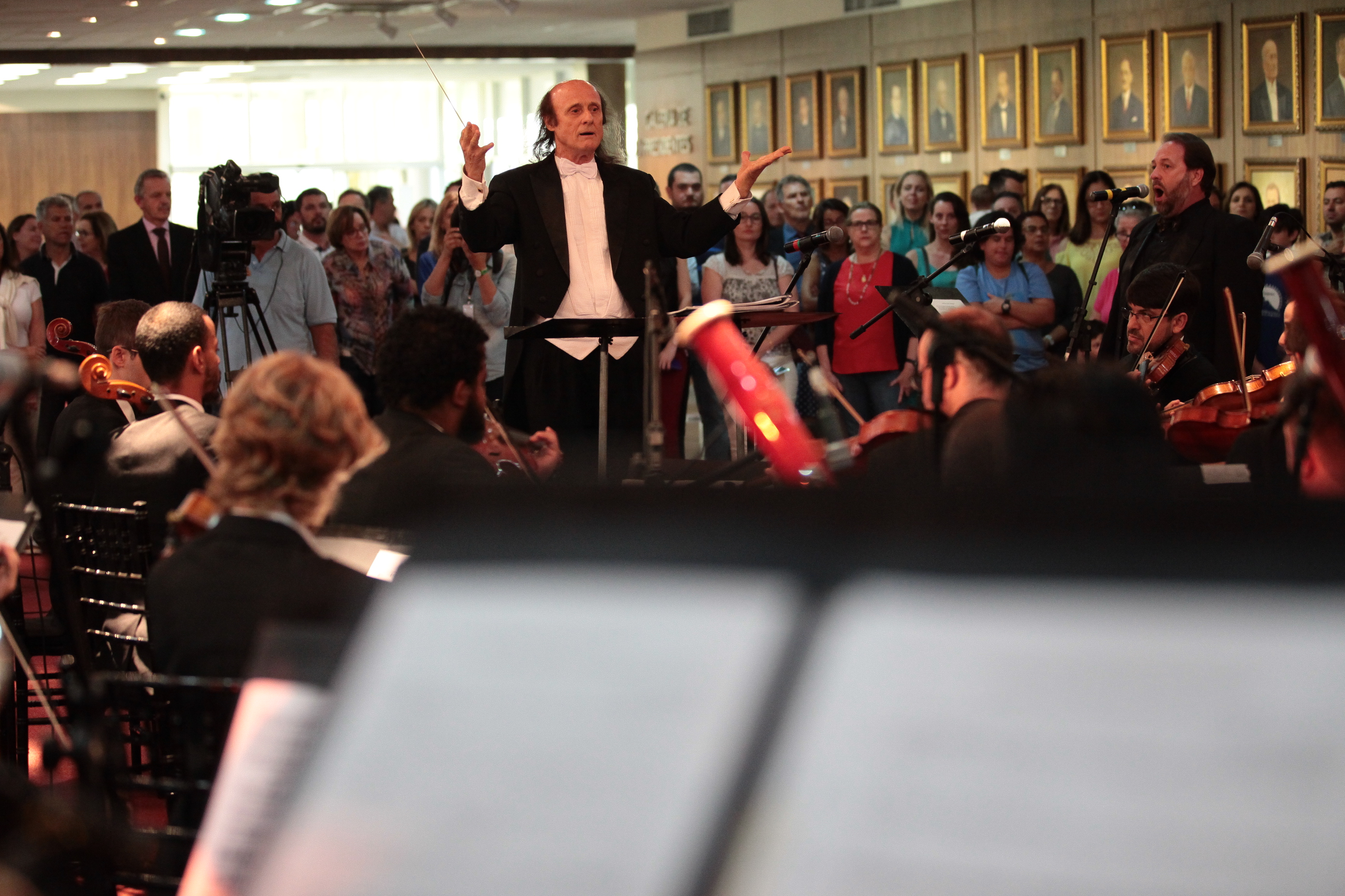Apresentação da Orquestra Sinfônica de Santa Catarina. Foto: Fábio Queiroz.
