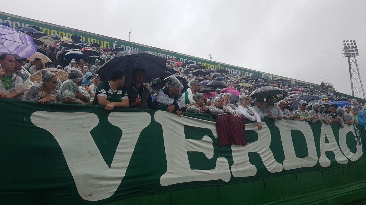 Buligon transmite palavras de otimismo à comunidade Chapecoense