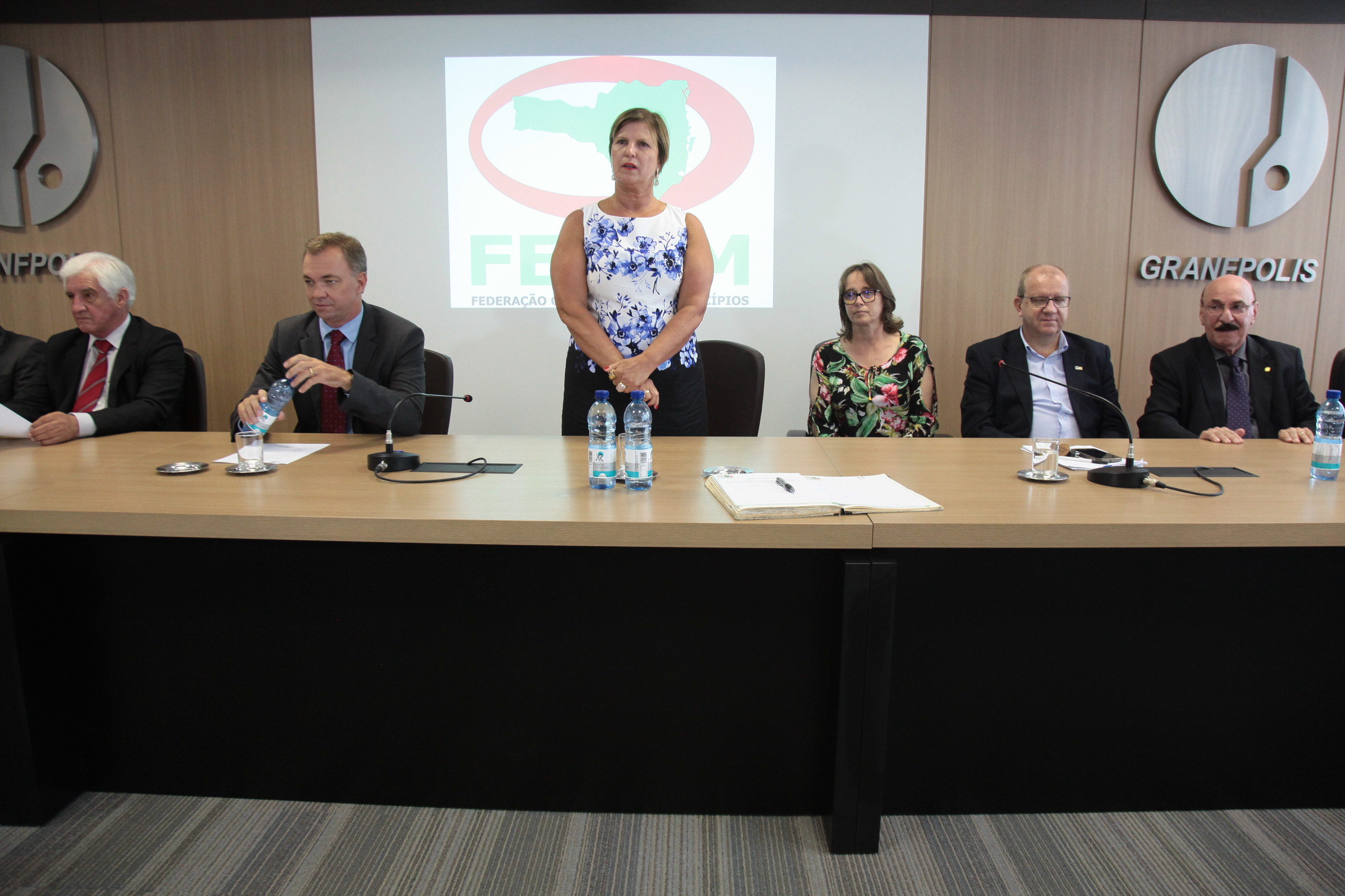 Posse da nova diretoria da FECAM.