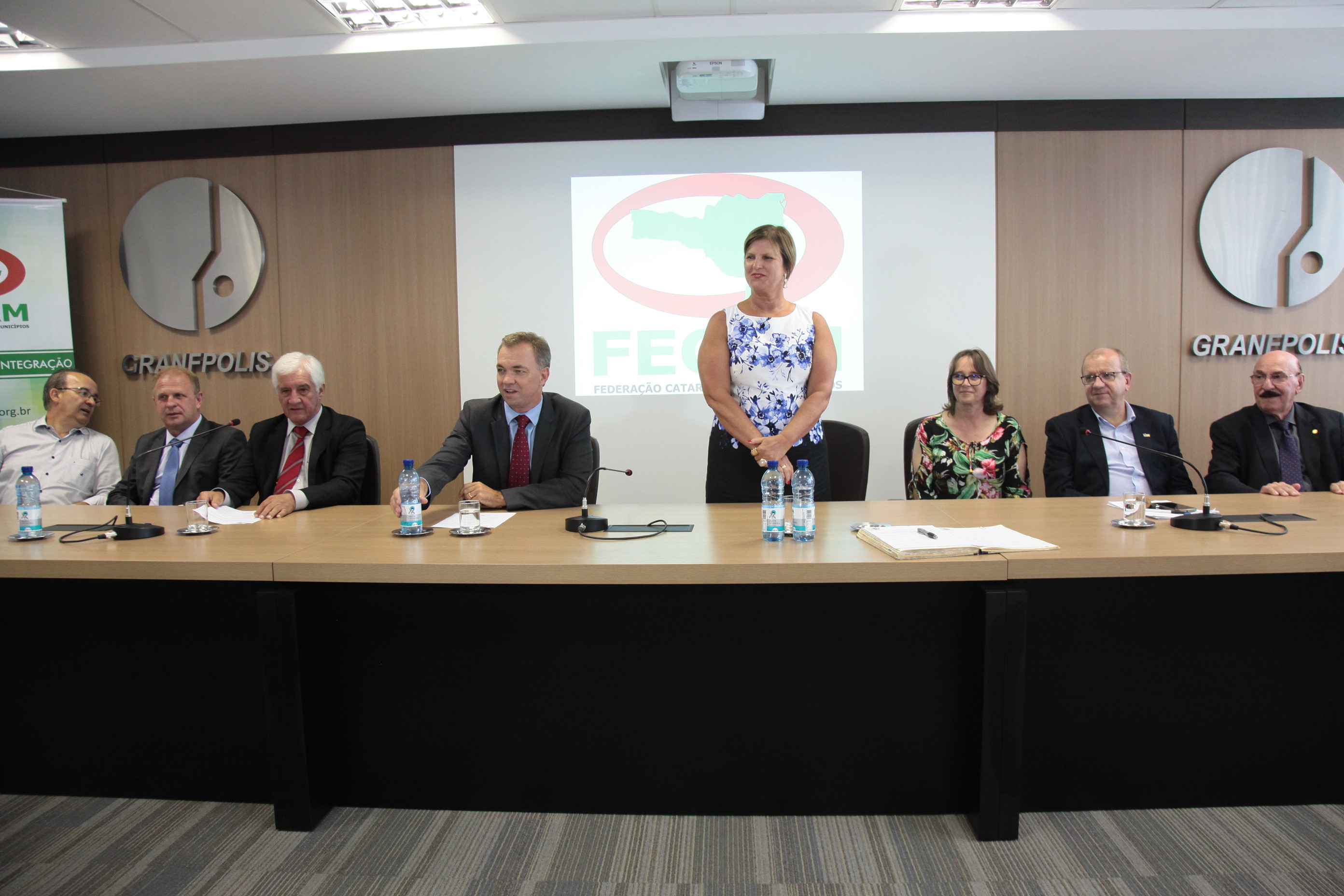 Posse da nova diretoria da FECAM.